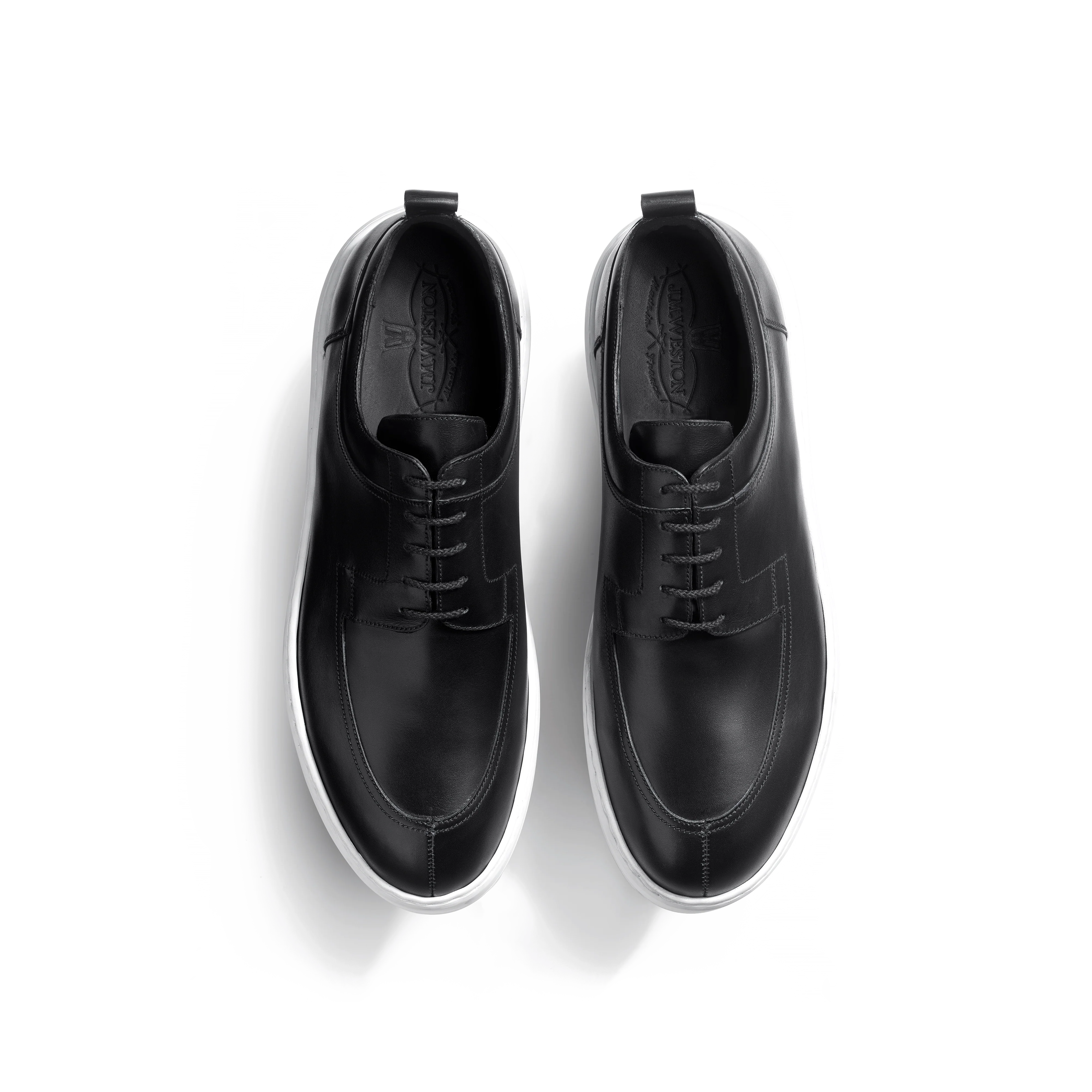 Basket Chasse On Time  [cuir veau sport noir] - Image 3