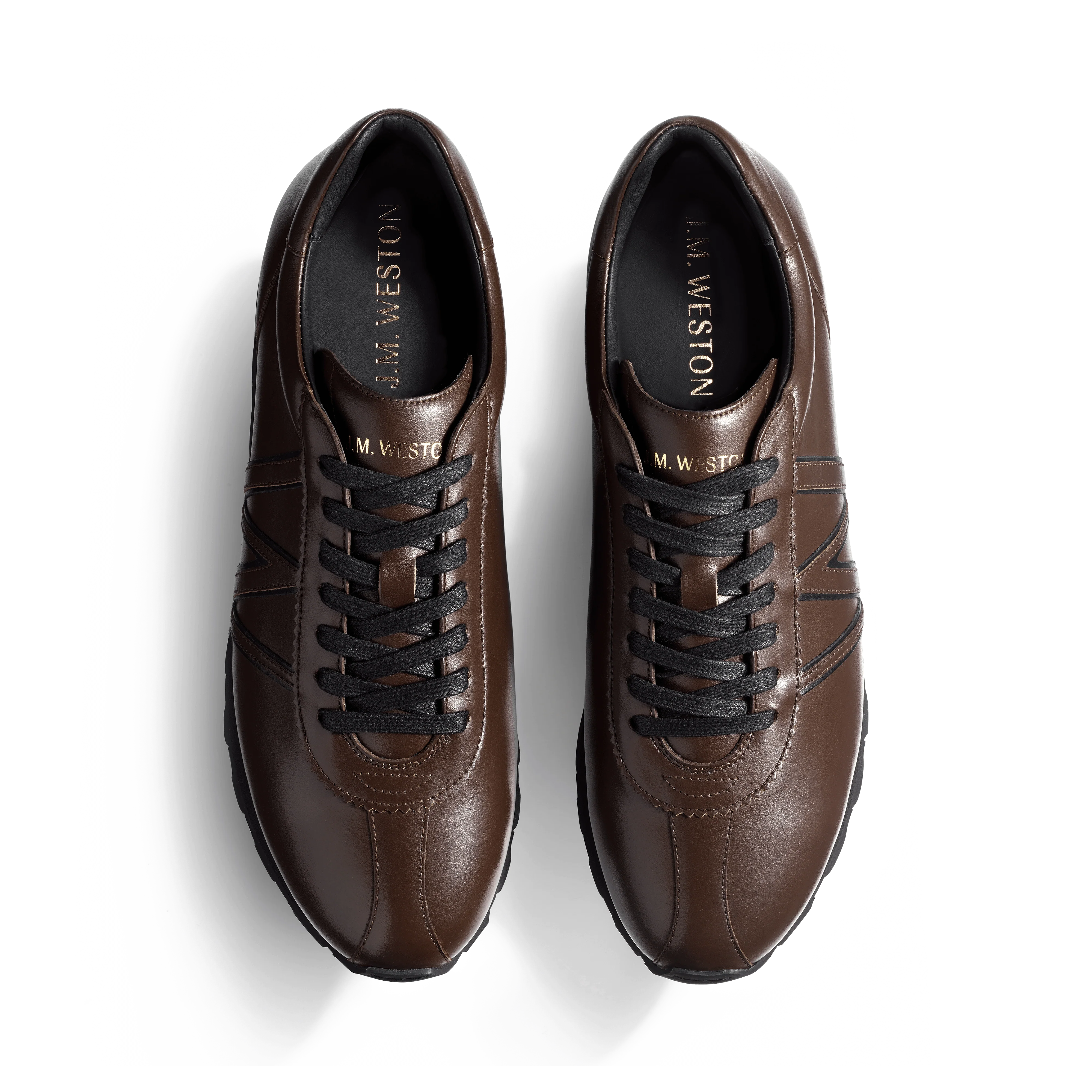 Basket On My Way [cuir veau lisse sport marron foncé] - Image 3