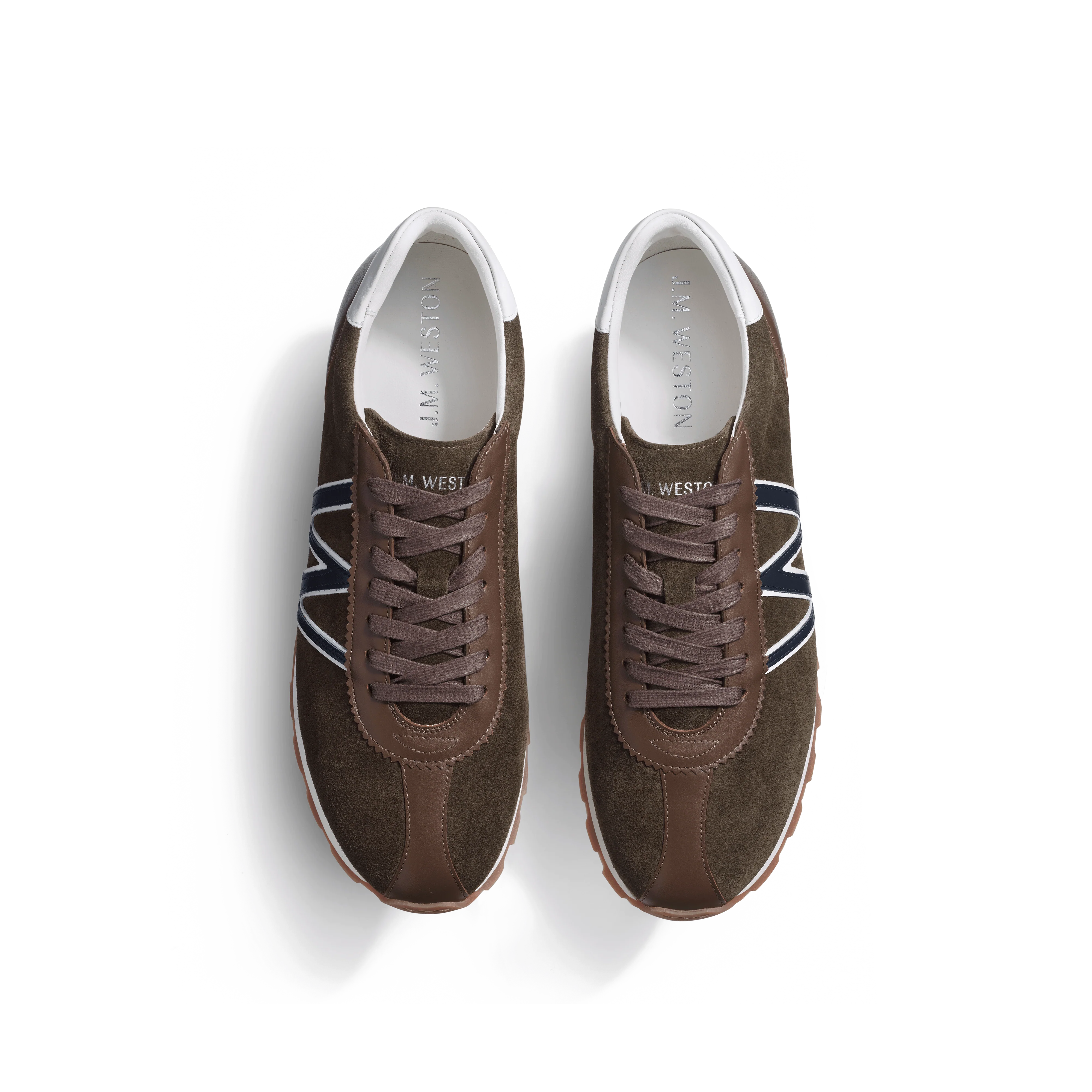 Basket On My Way [cuir velours kaki] - Image 3