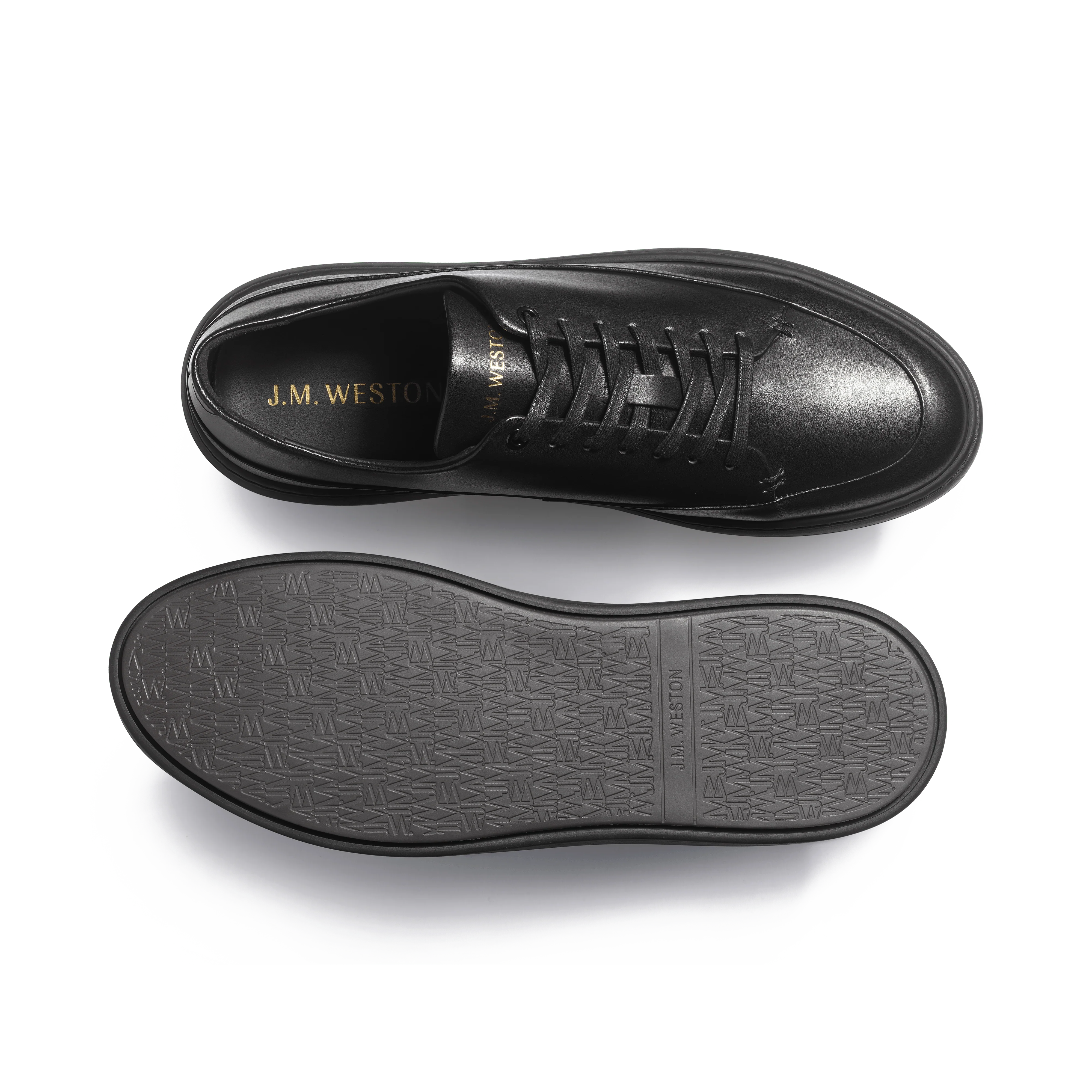 Basket On Time Canasta [cuir lisse noir] - Image 4