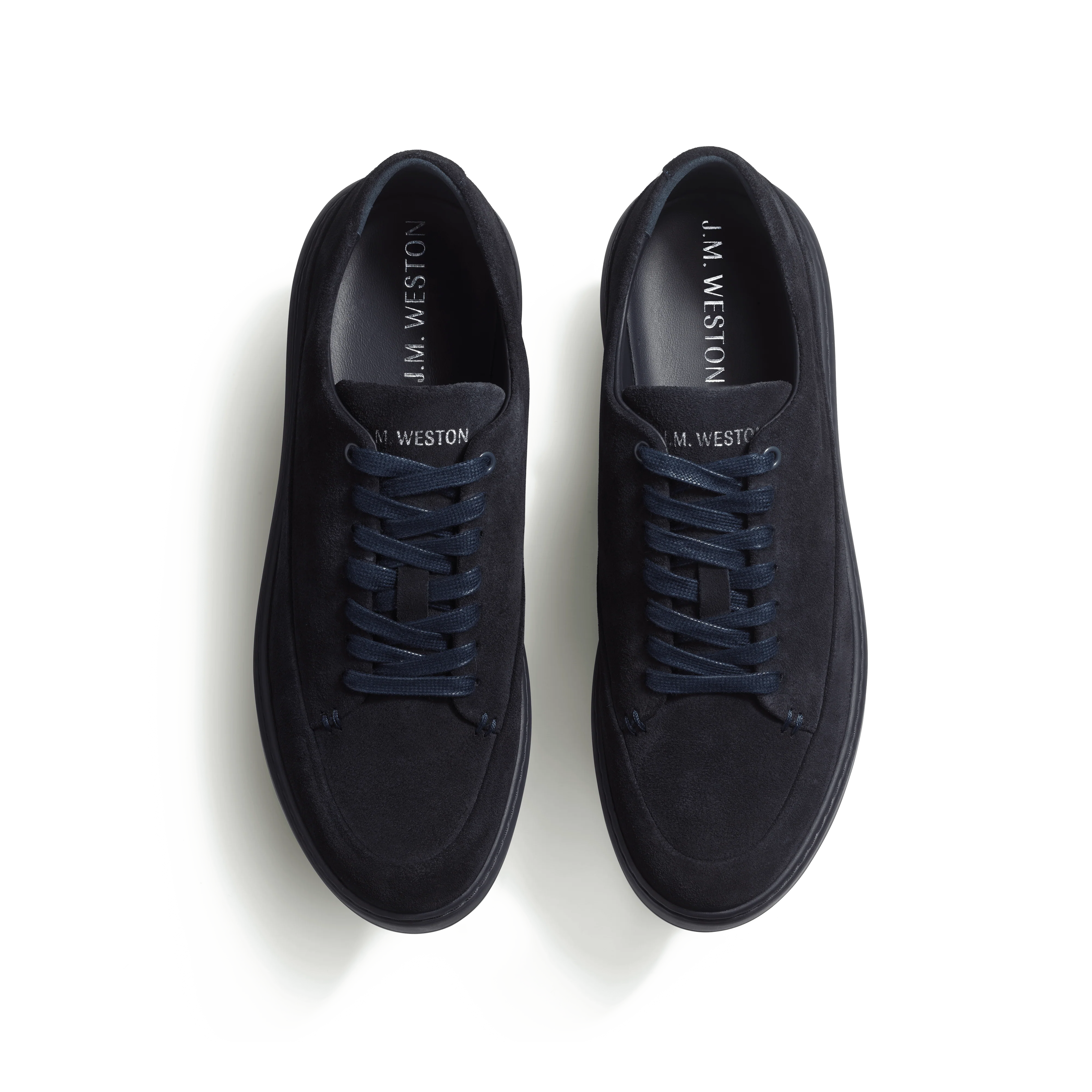 Basket On Time Canasta [cuir velours marine] - Image 3