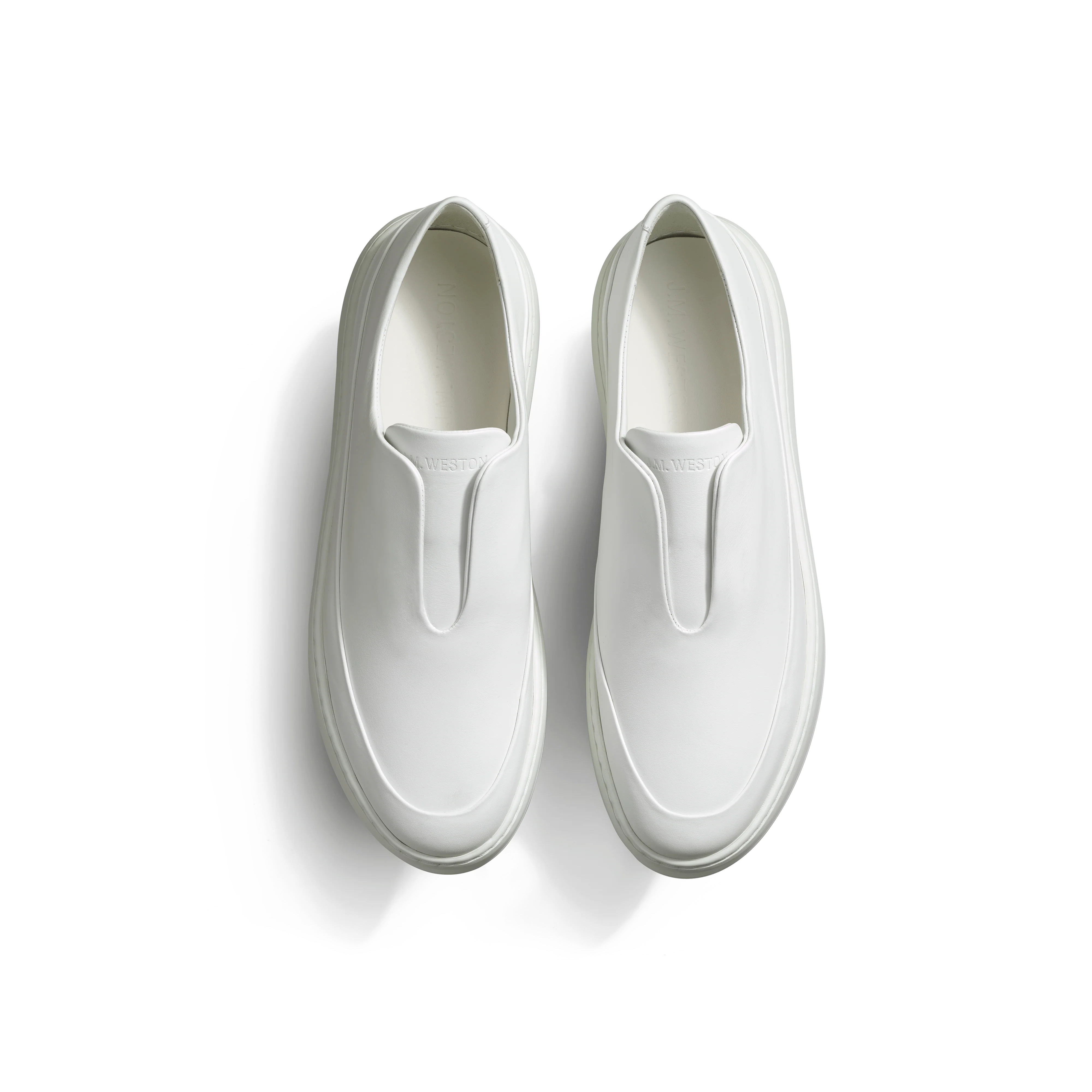 Basket On Time Canasta Elastique [cuir veau sport blanc] - Image 3