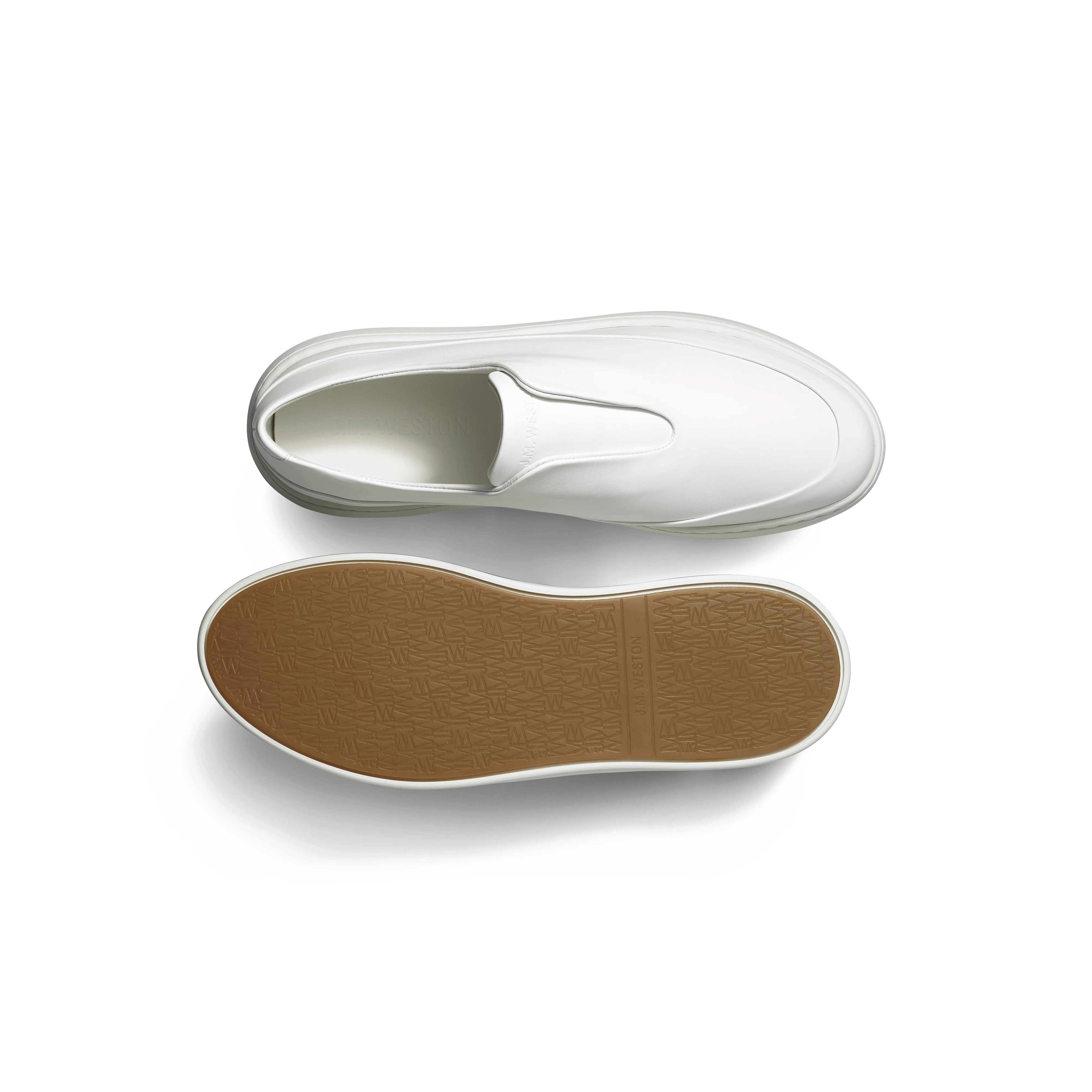 Basket On Time Canasta Elastique [cuir veau sport blanc] - Image 4