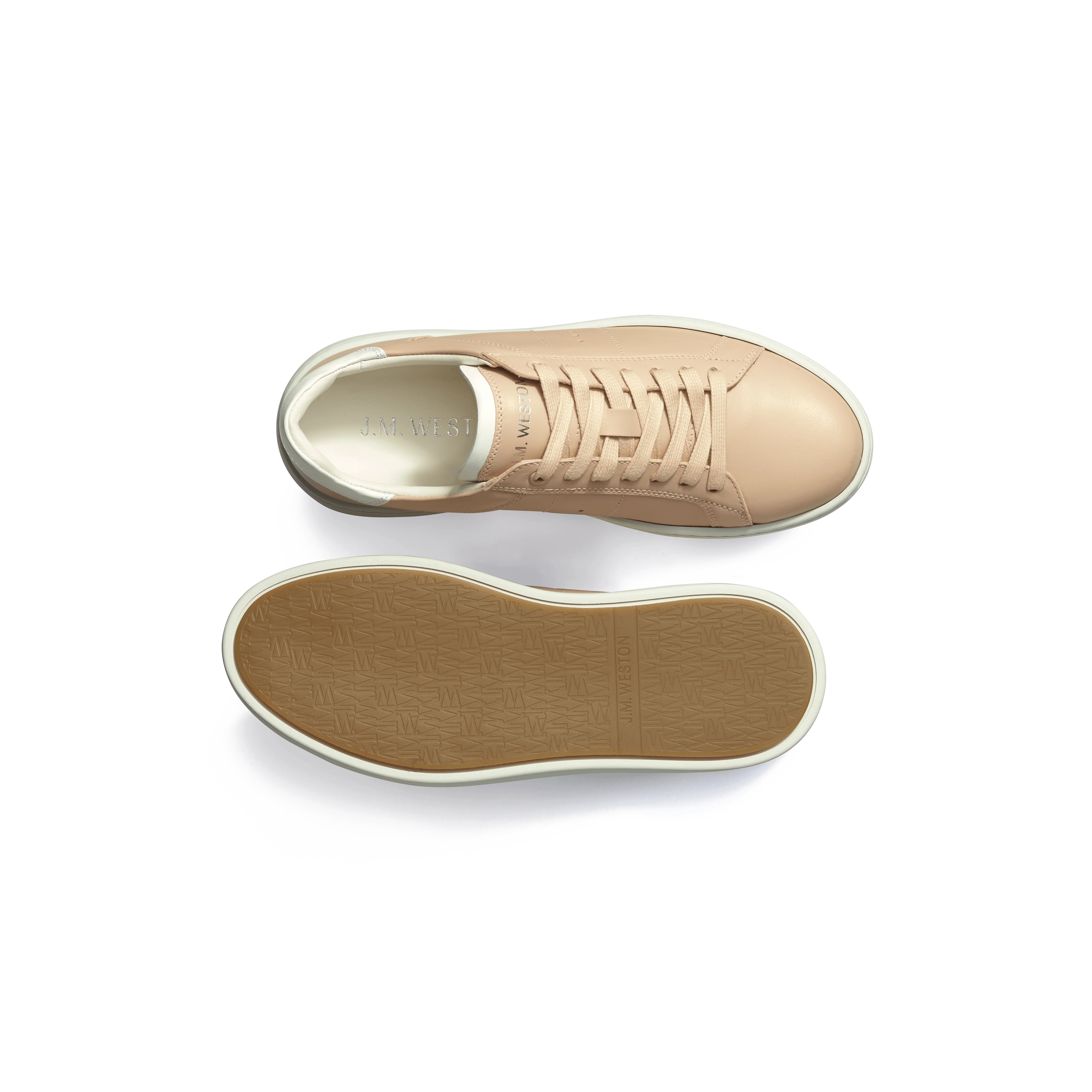 Basket On Time [femme cuir veau sport rose] - Image 4