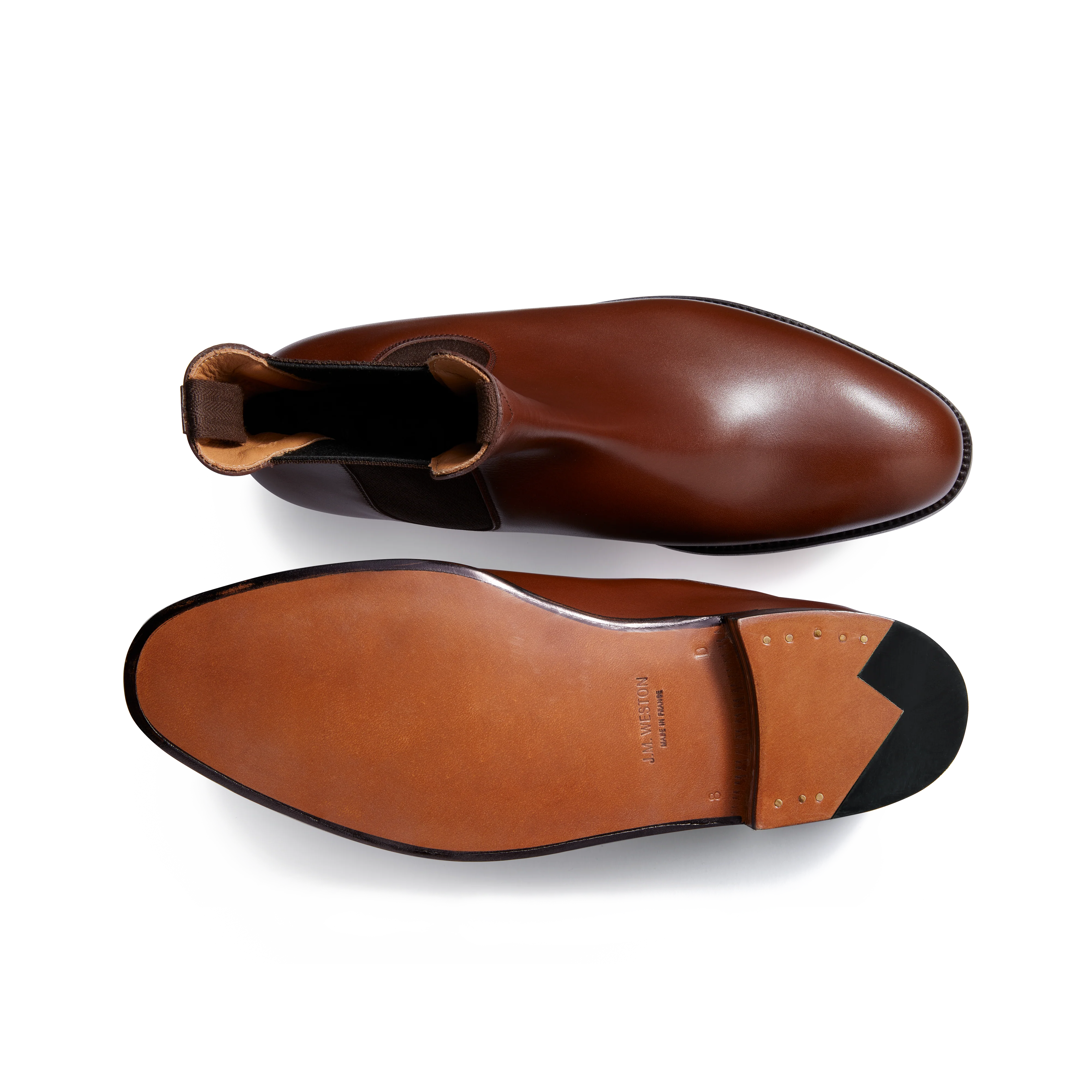 Bottine Cambre [homme cuir lisse marron] - Image 4