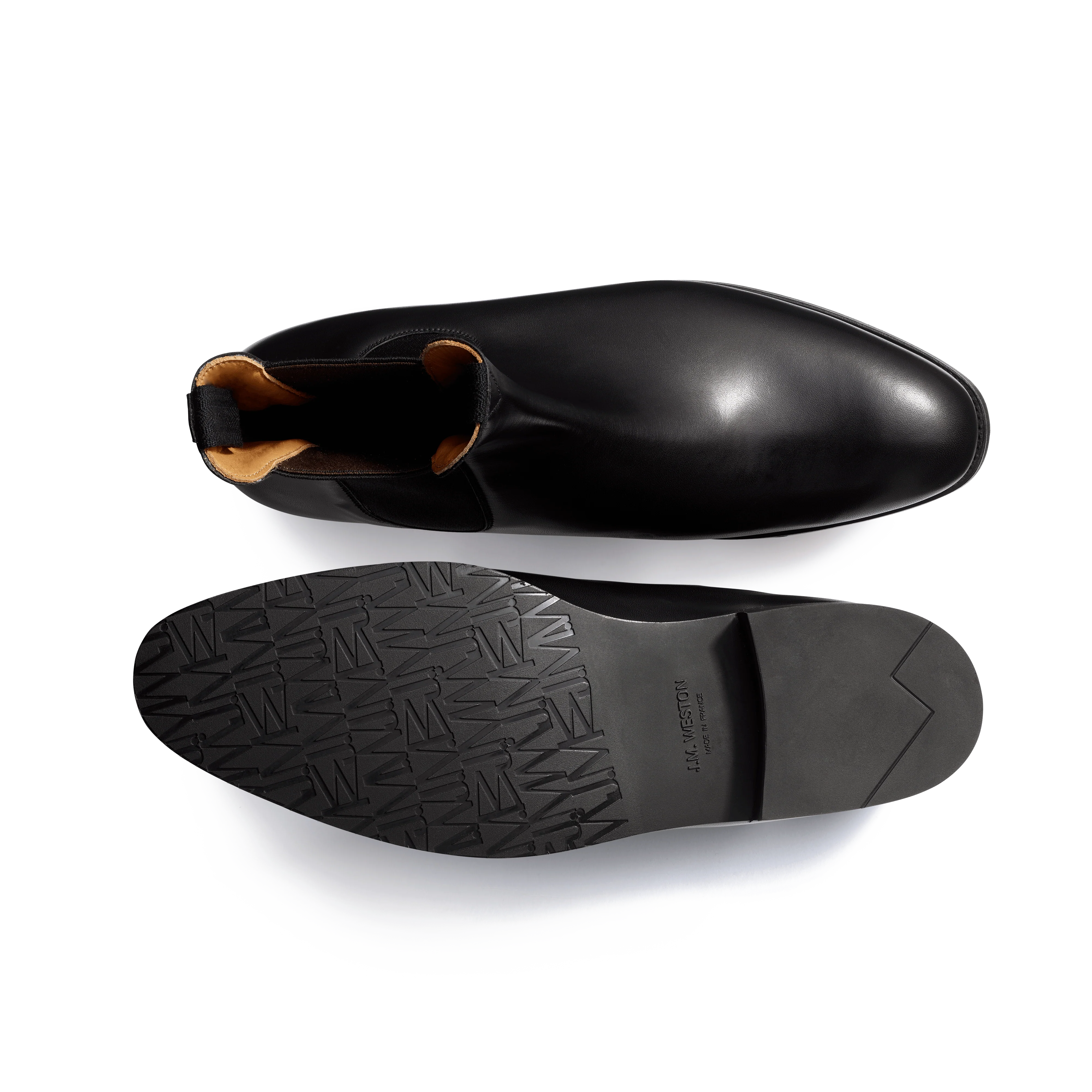 Bottine Cambre semelle gomme [homme cuir veau box noir] - Image 4