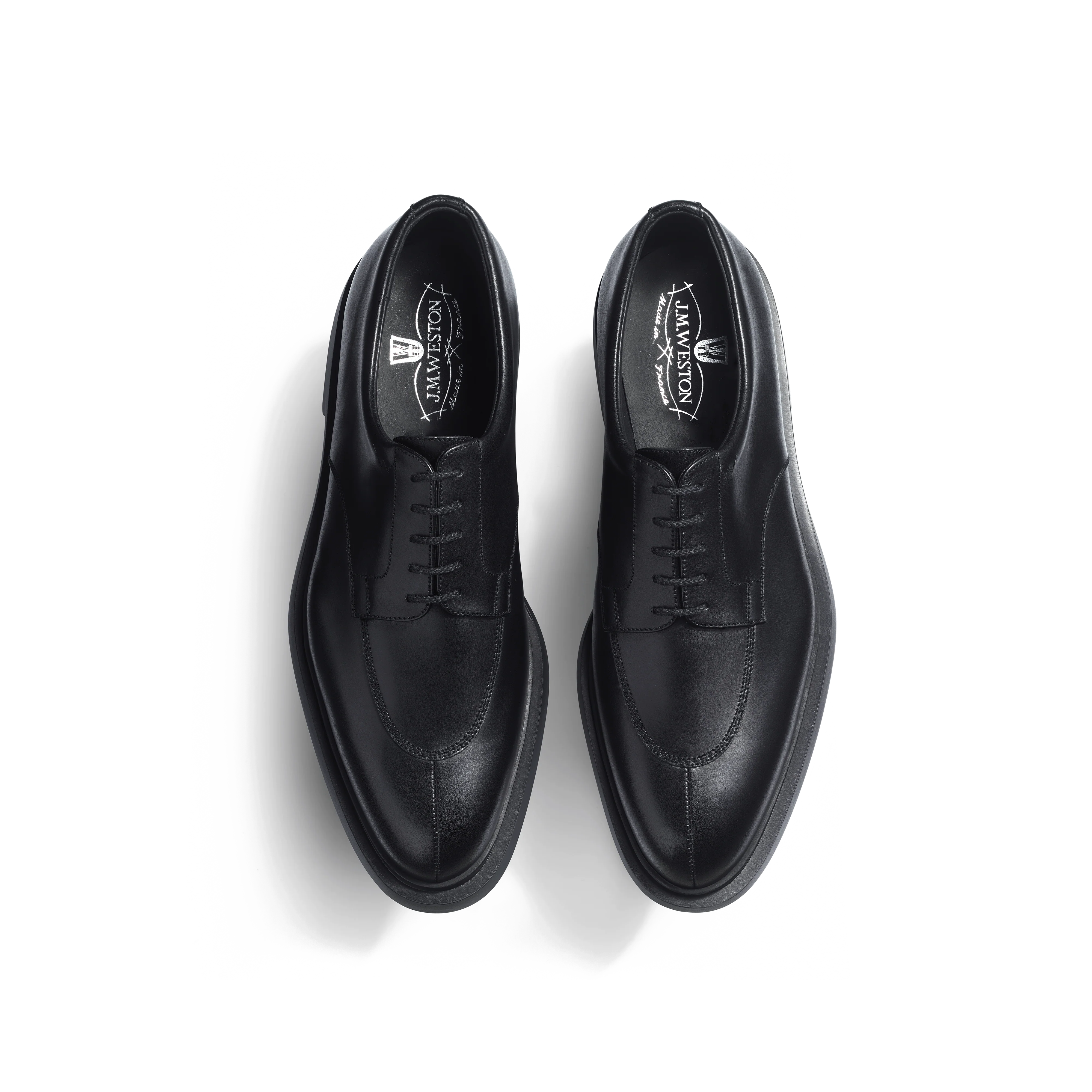 Derby Demi-Chasse Walker [homme cuir lisse noir] - Image 3