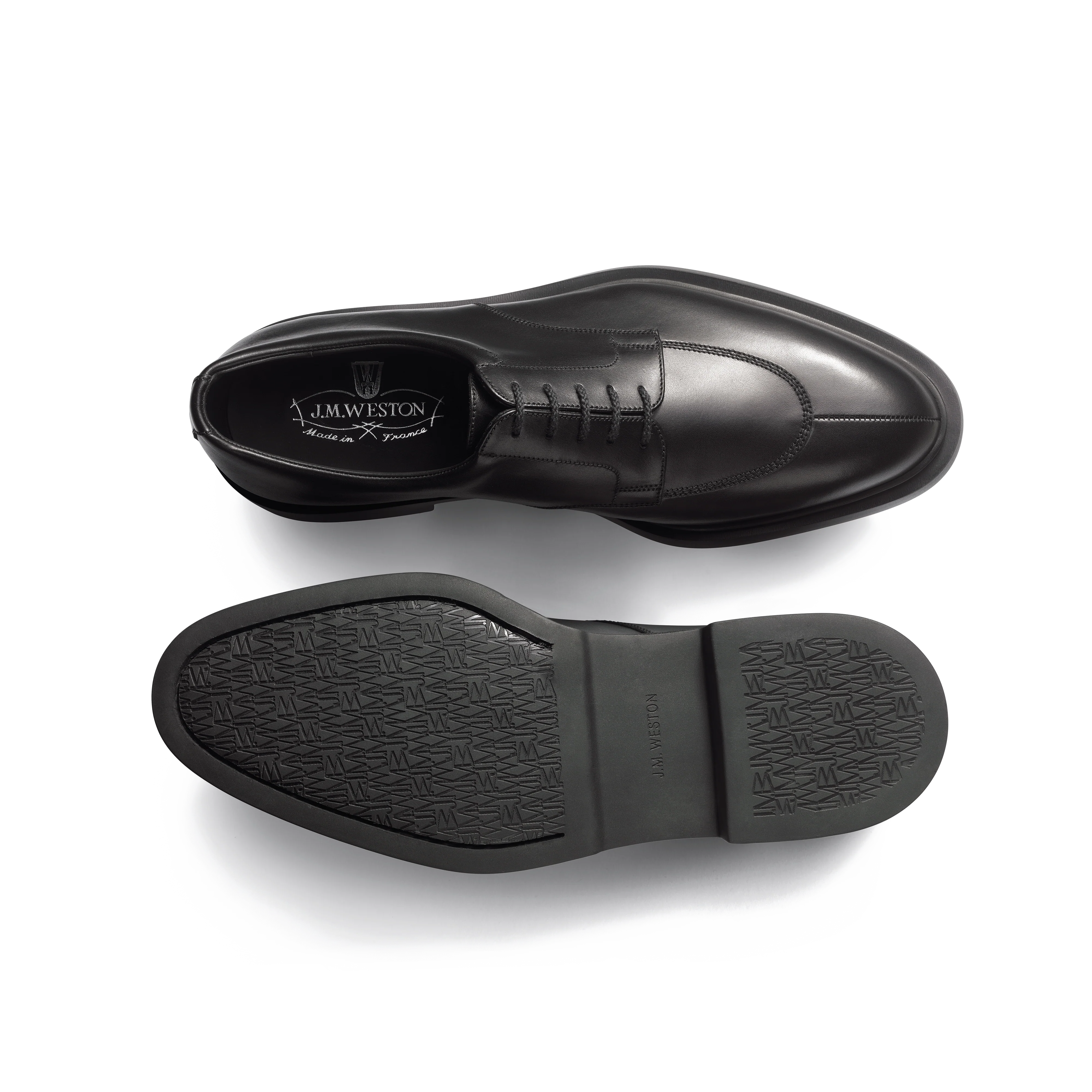 Derby Demi-Chasse Walker [homme cuir lisse noir] - Image 4