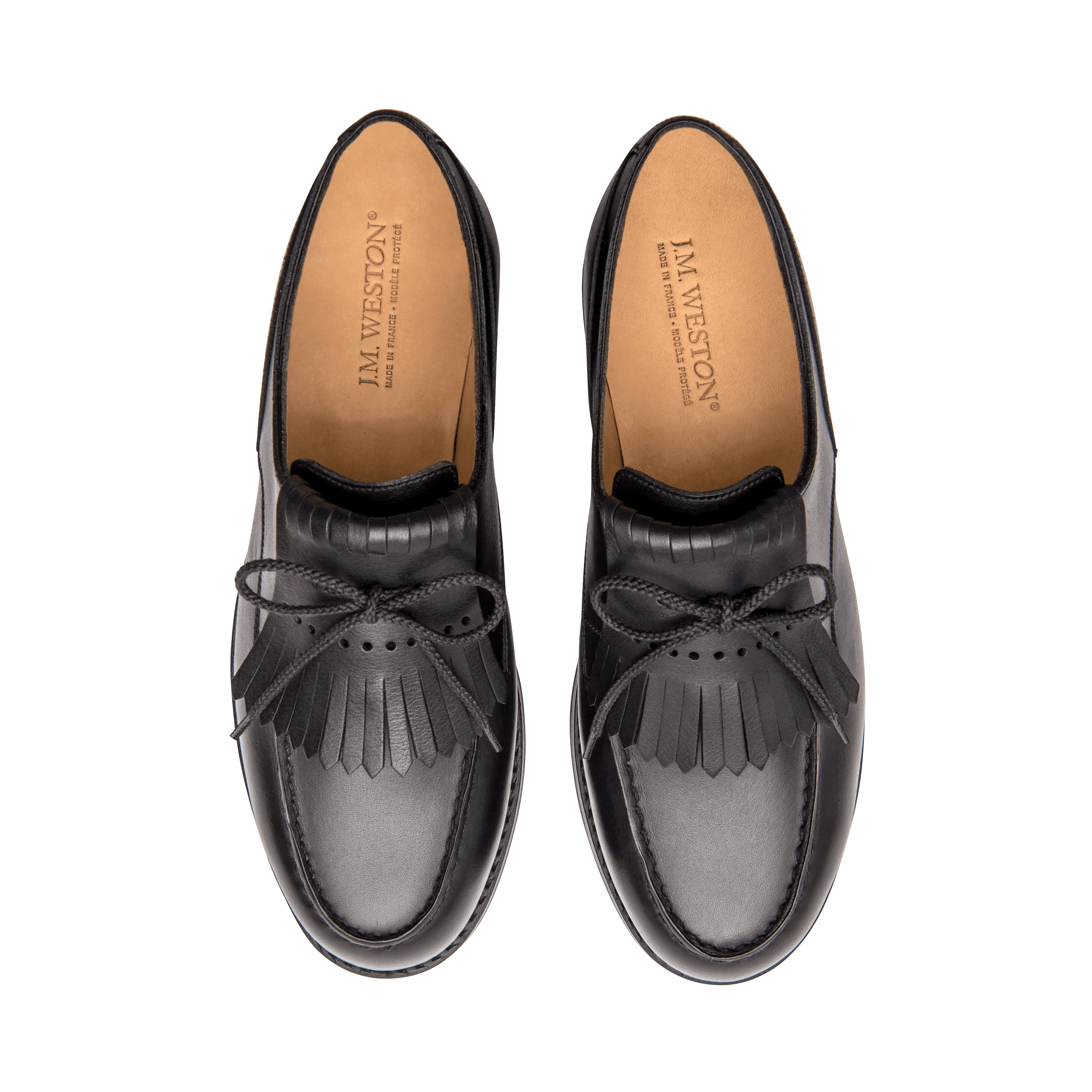 Derby Golf [femme cuir lisse noir] - Image 3