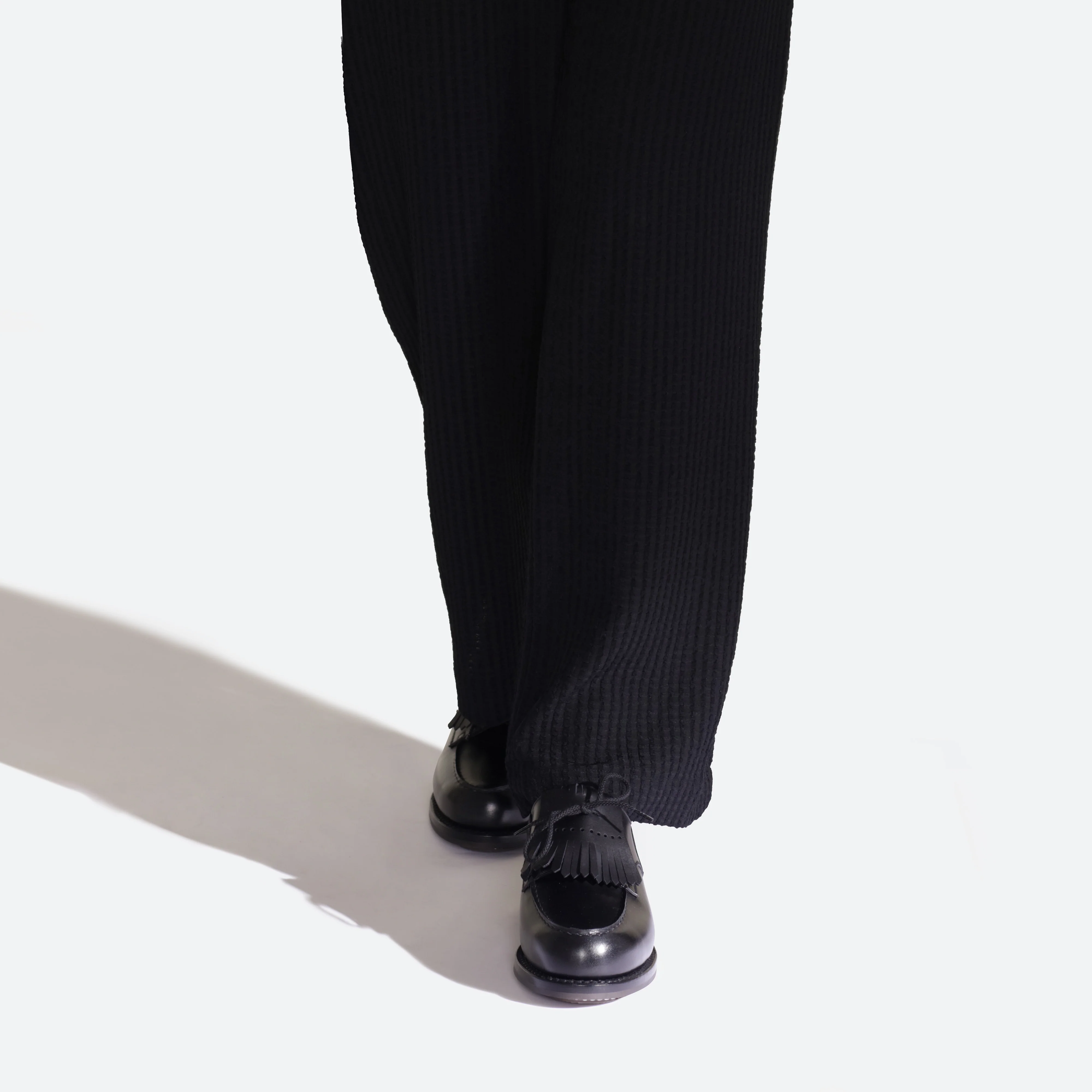 Derby Golf [femme cuir lisse noir] - Image 5