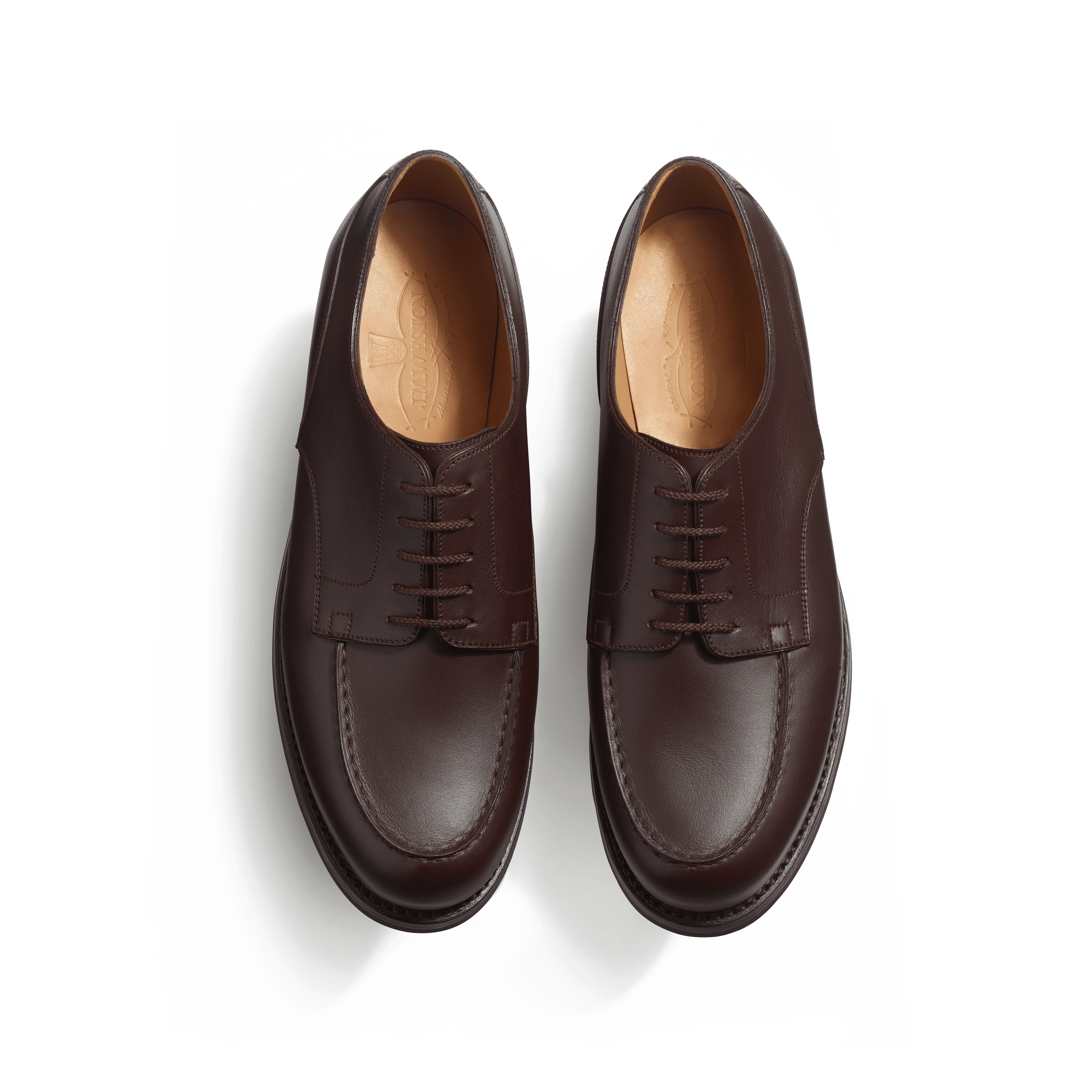 Derby Golf [homme cuir lisse marron mélèze] - Image 3