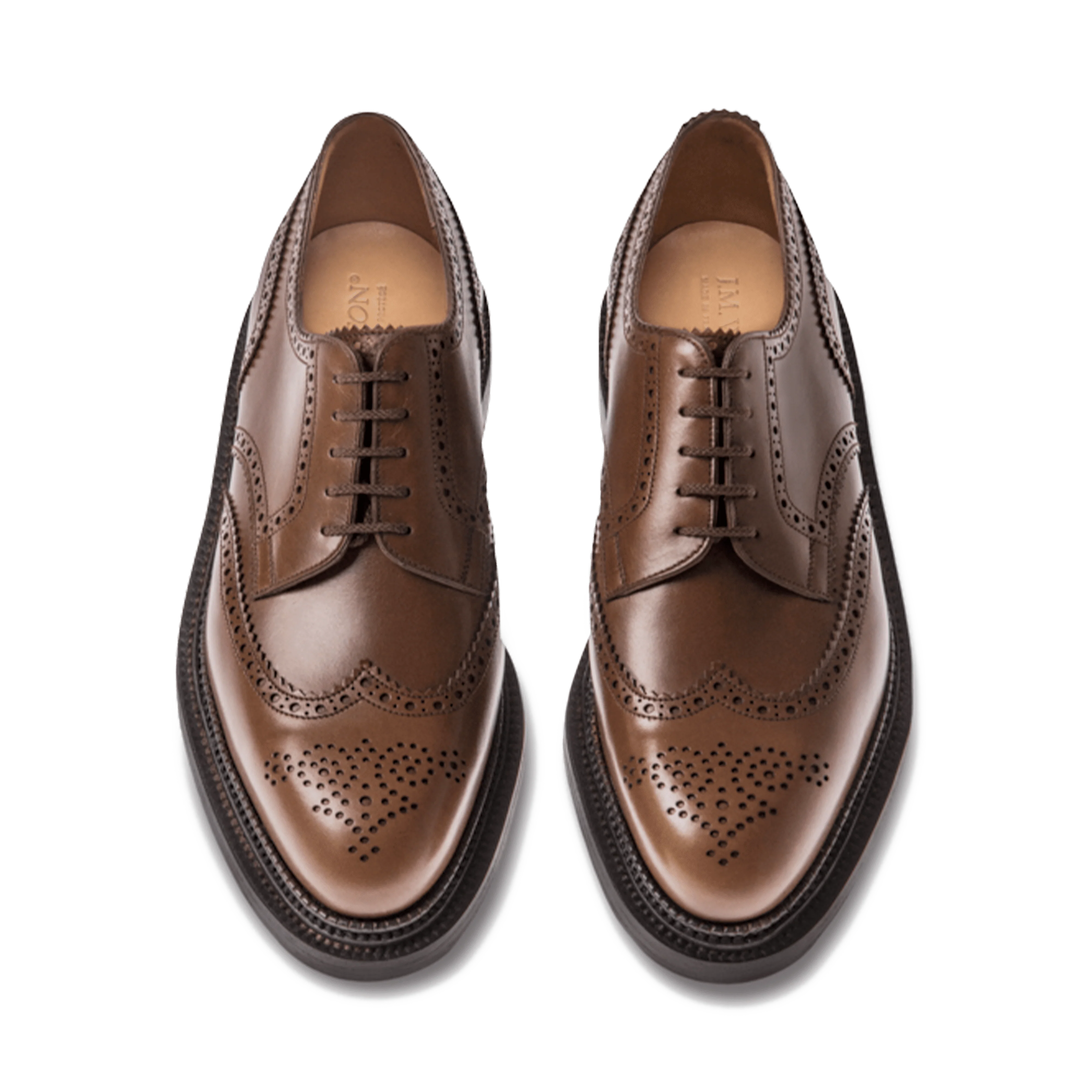 Derby triple semelle [homme cuir lisse marron bergeronnette] - Image 3