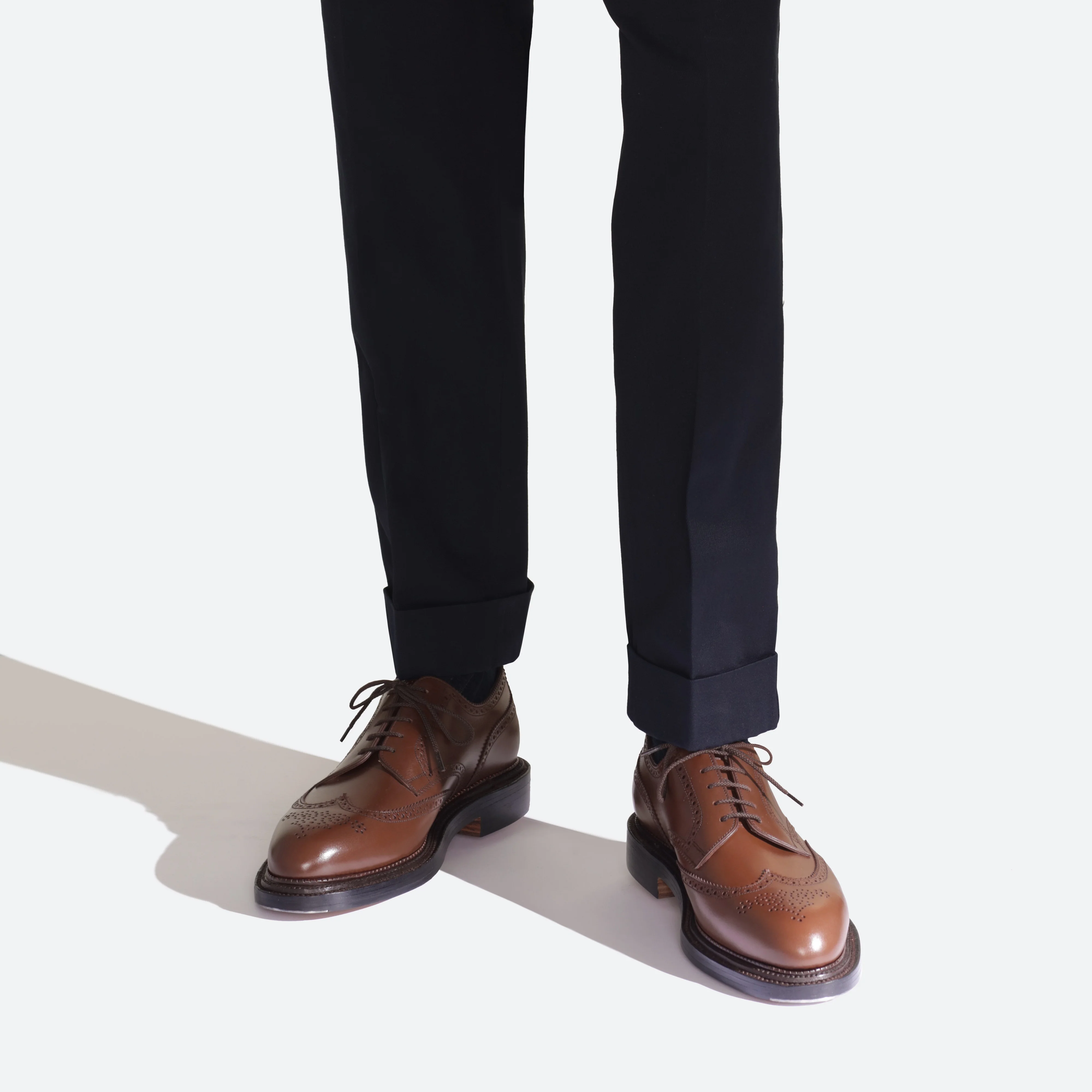 Derby triple semelle [homme cuir lisse marron bergeronnette] - Image 5