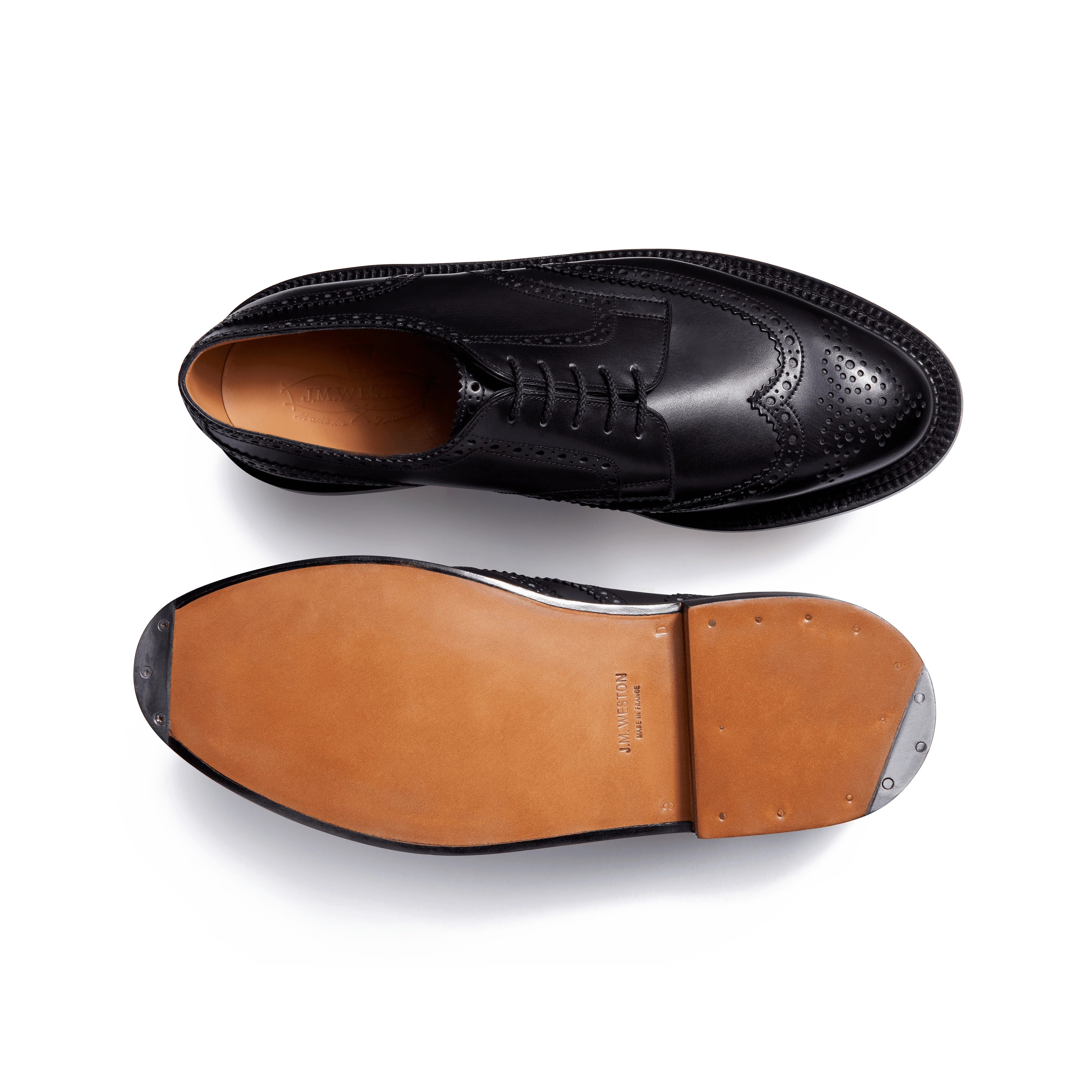 Derby triple semelle [homme cuir lisse noir] - Image 4