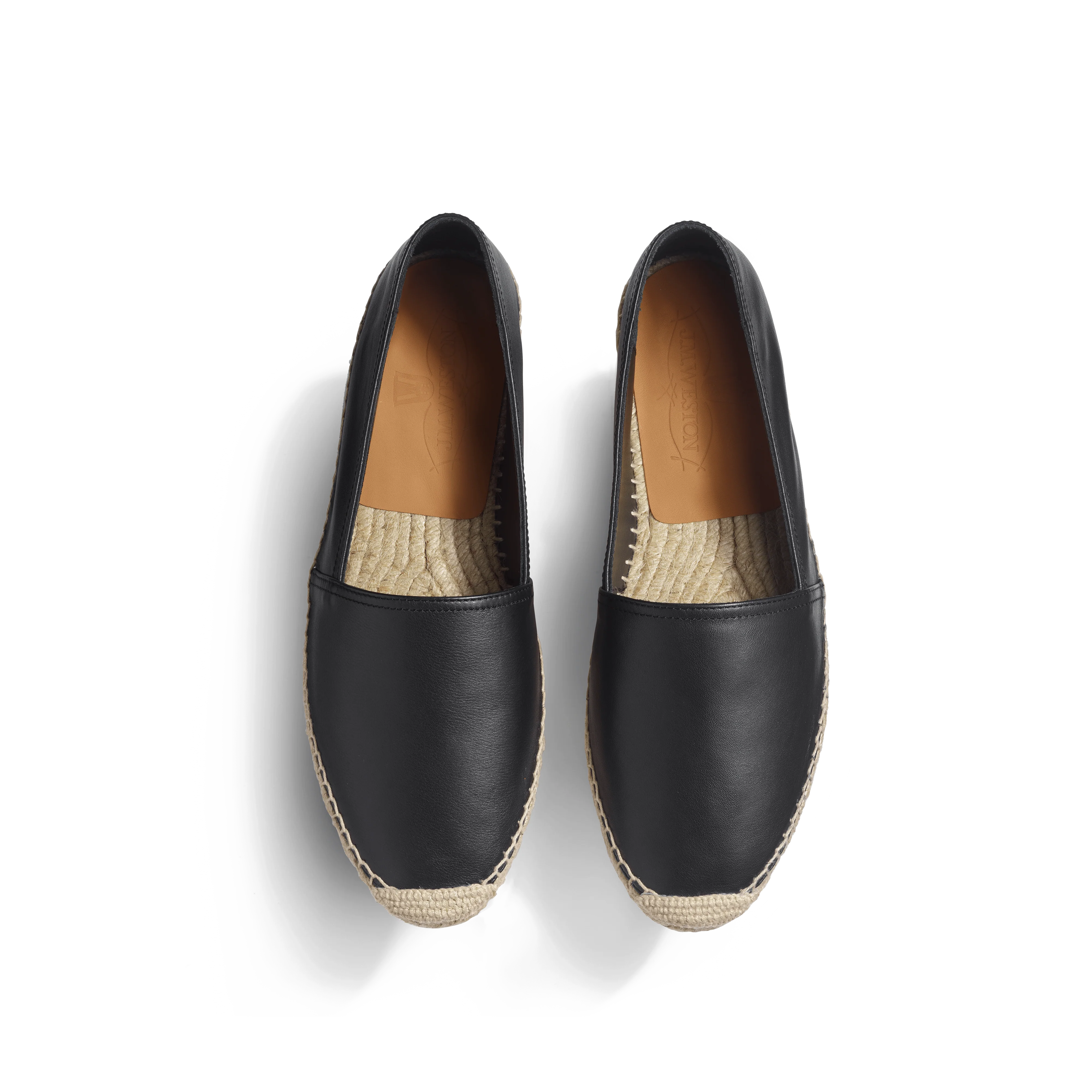 Espadrille Wait and Sea [femme cuir veau lisse noir] - Image 3