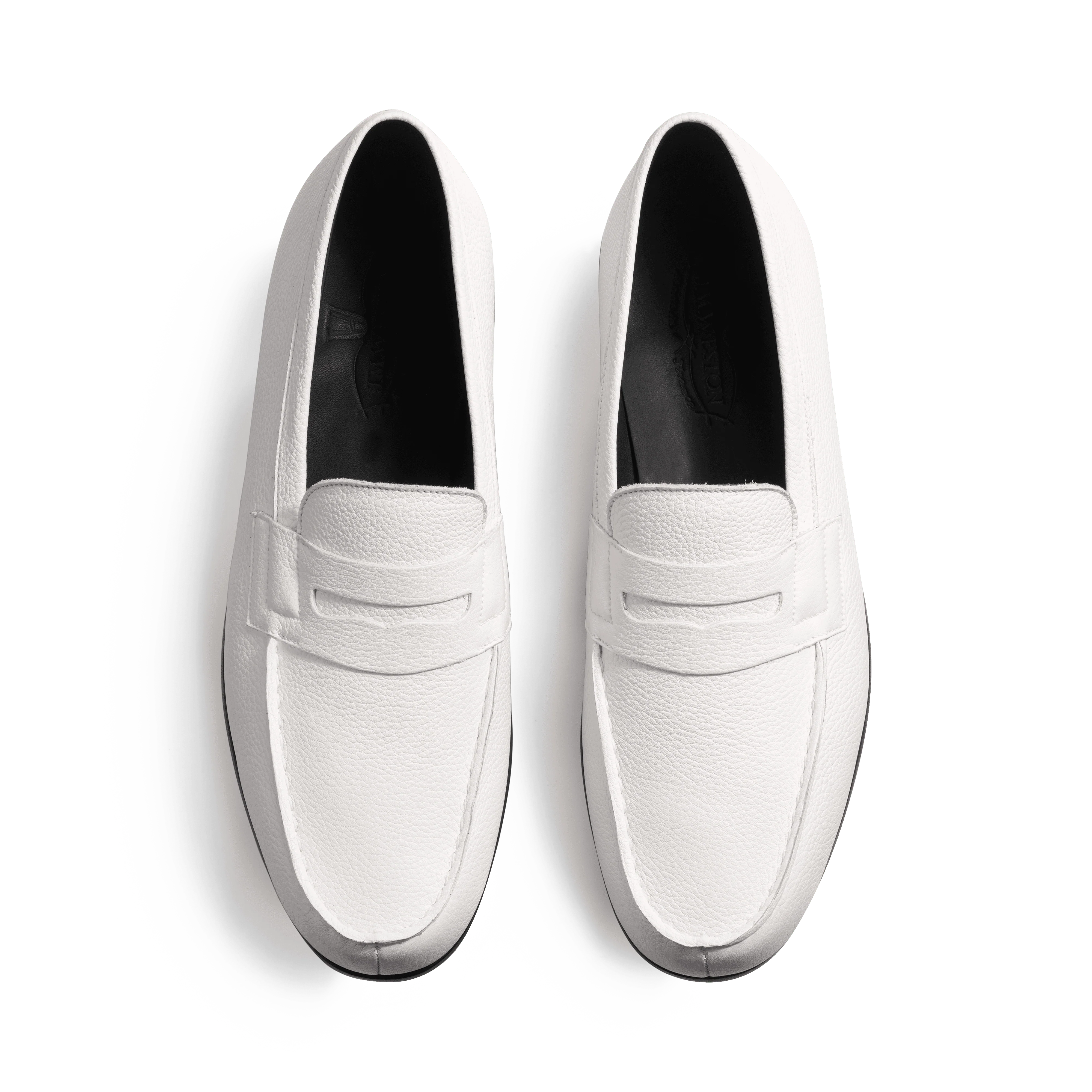 Le Moc' Weston [homme cuir grainé blanc] - Image 3