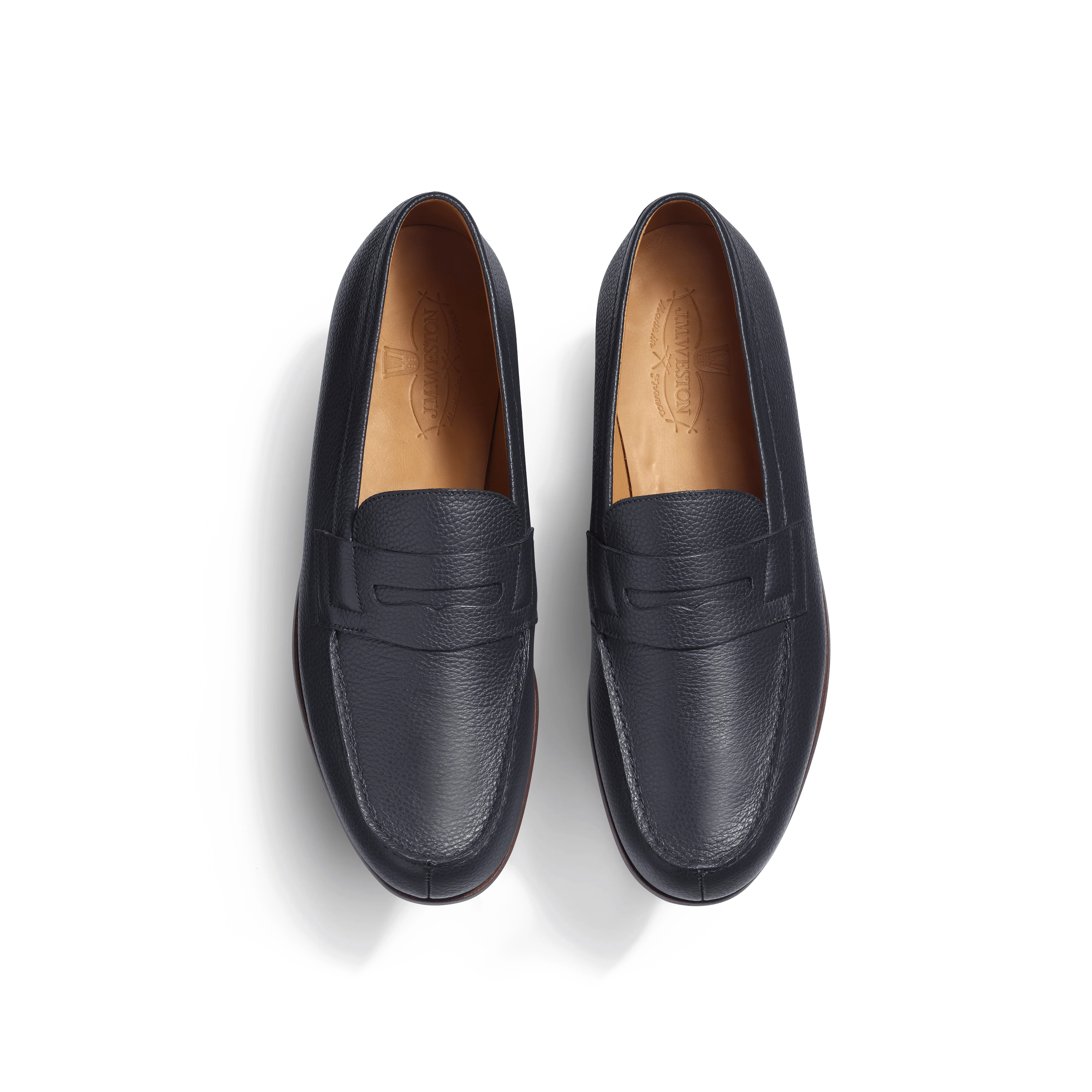 Le Moc' Weston [homme cuir veau grainé marine] - Image 3
