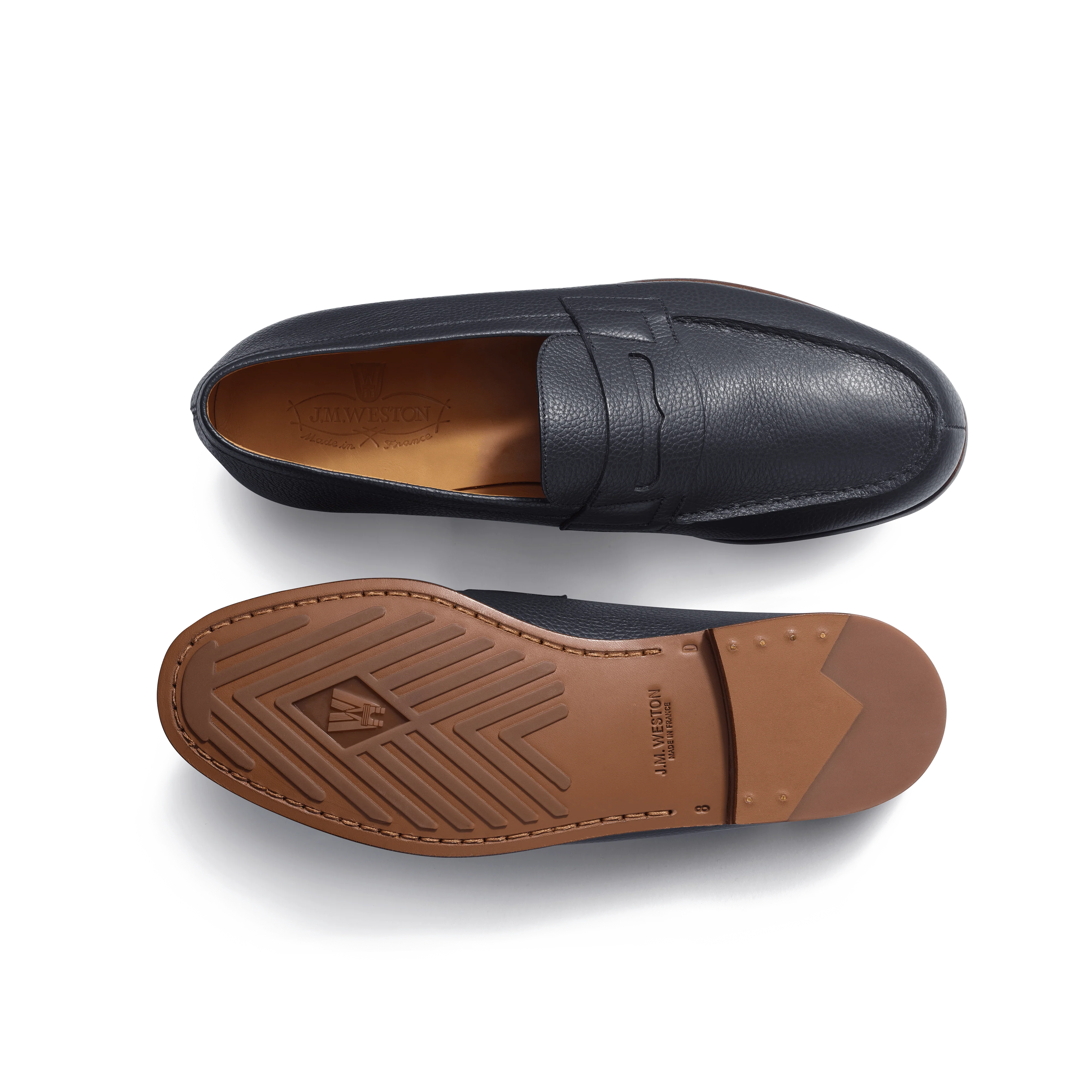 Le Moc' Weston [homme cuir veau grainé marine] - Image 4
