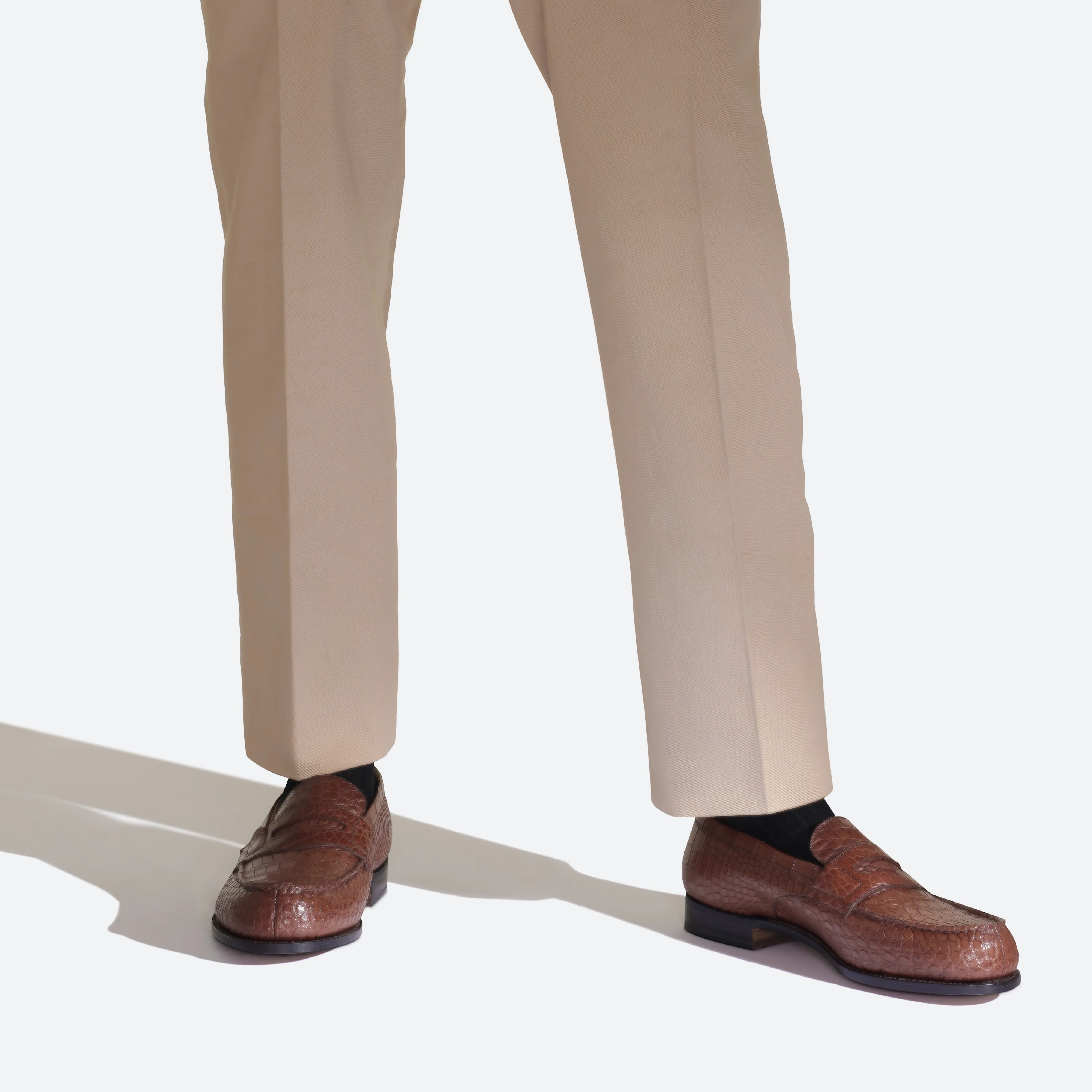 Mocassin 180 [homme Alligator marron] - Image 4