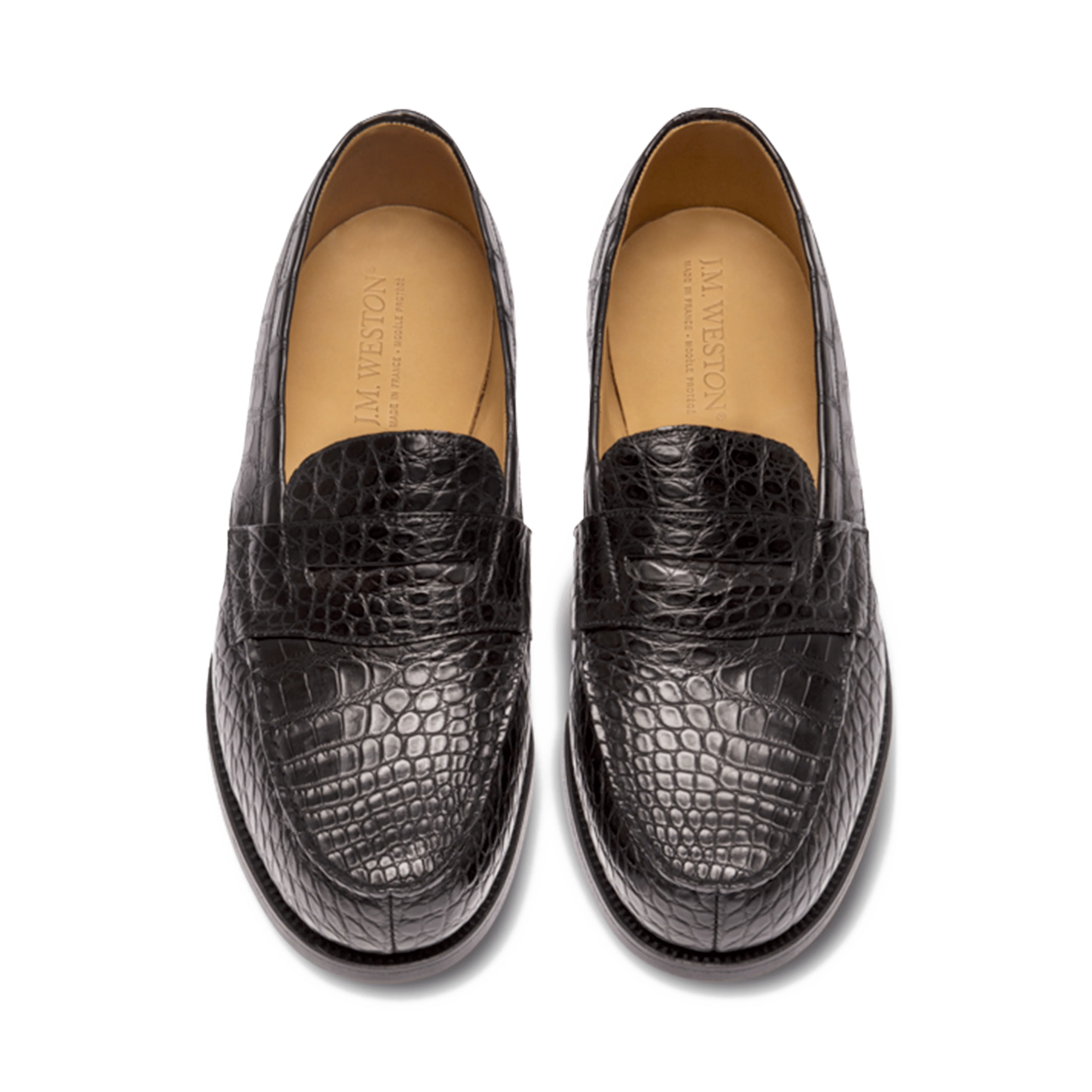 Mocassin 180 [homme Alligator noir] - Image 3