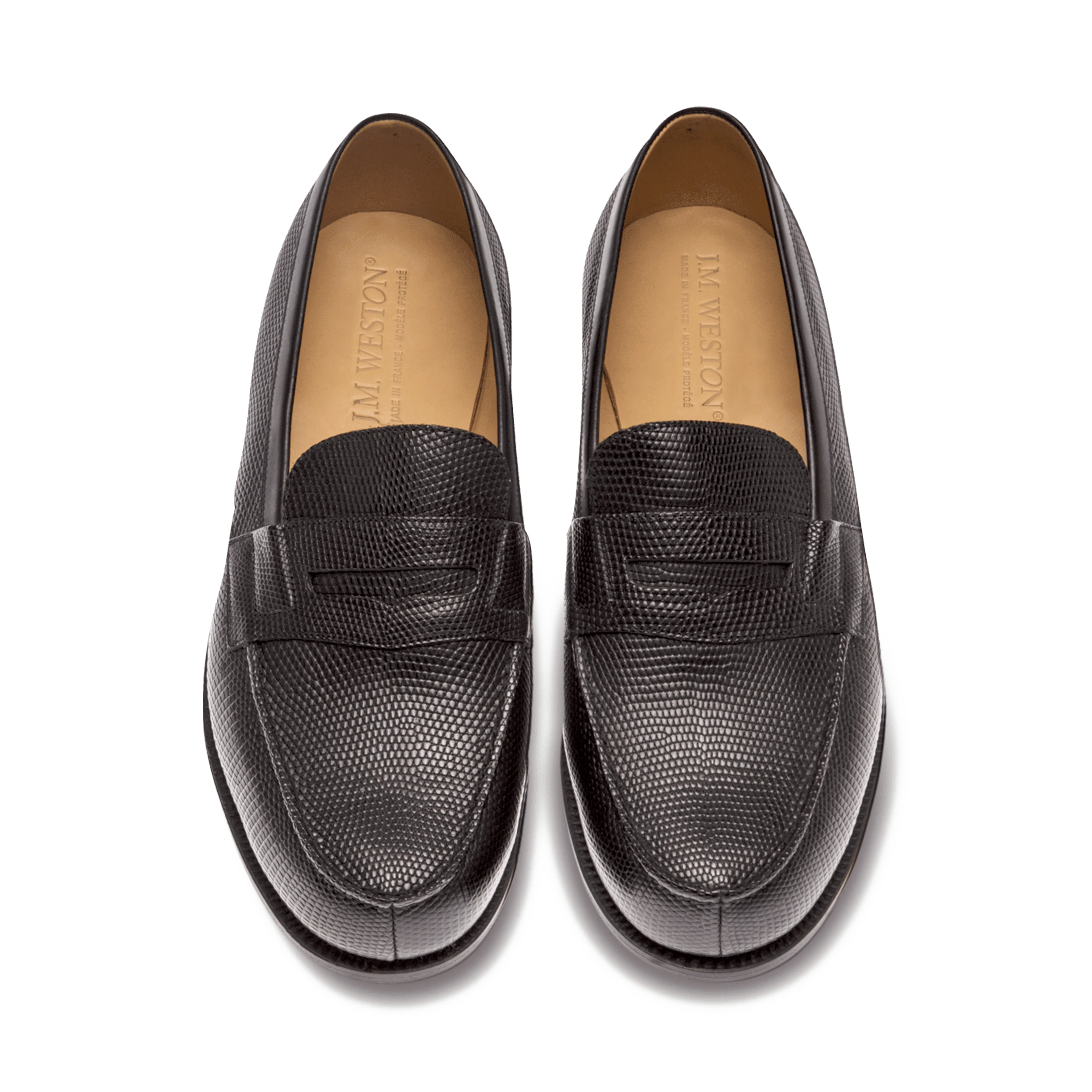 Mocassin 180 [homme Lézard noir] - Image 3