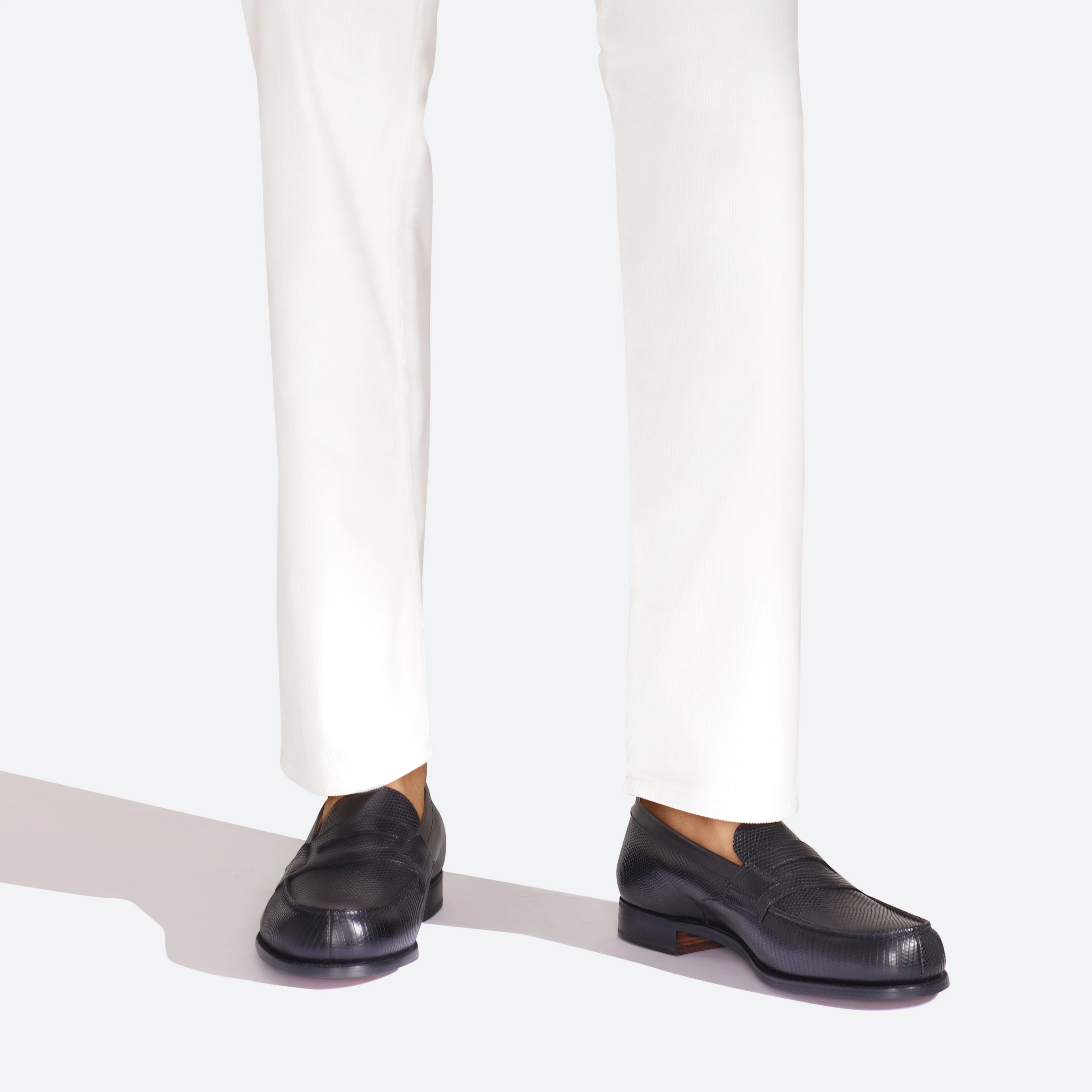 Mocassin 180 [homme Lézard noir] - Image 4