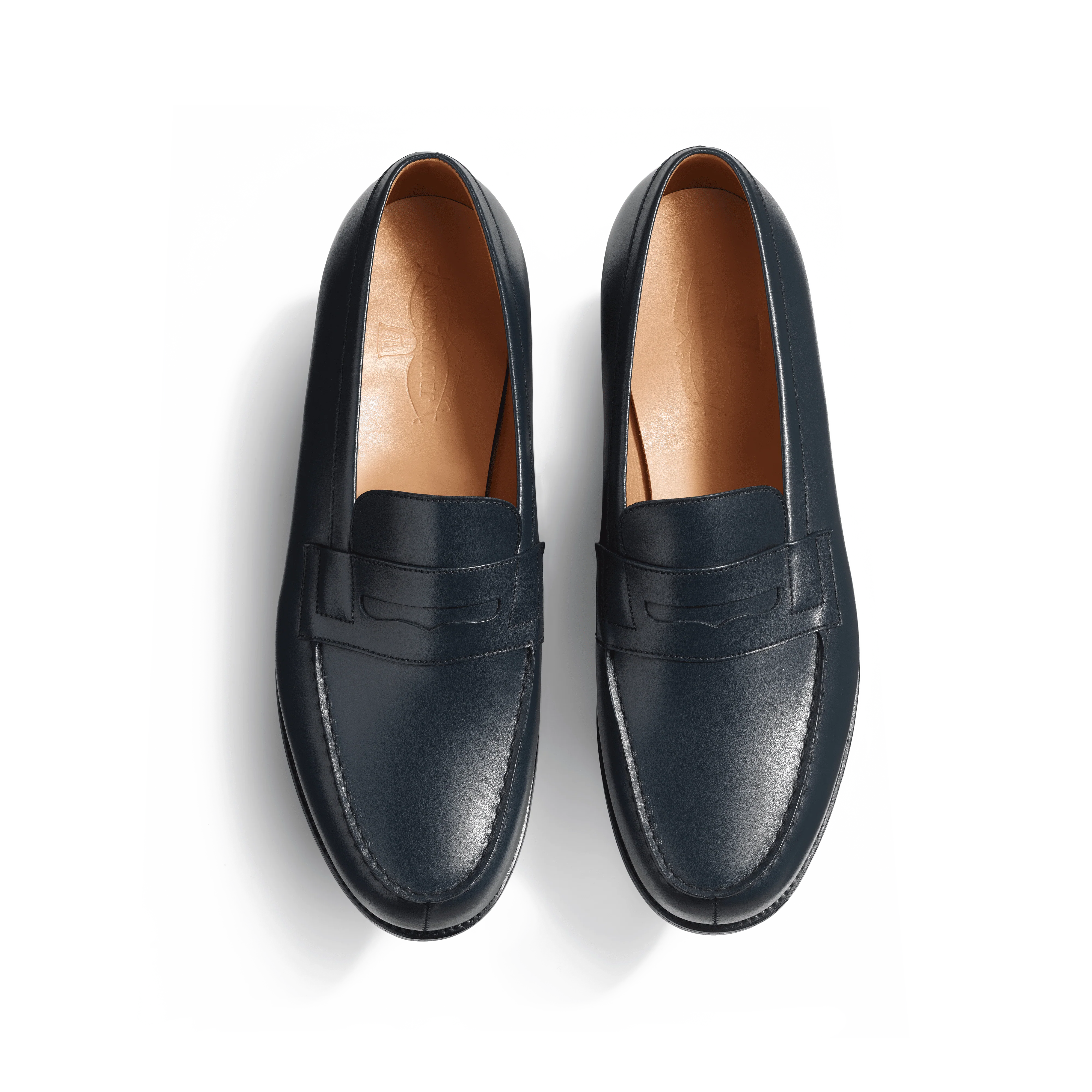 Mocassin 180 [homme cuir lisse bleu] - Image 3