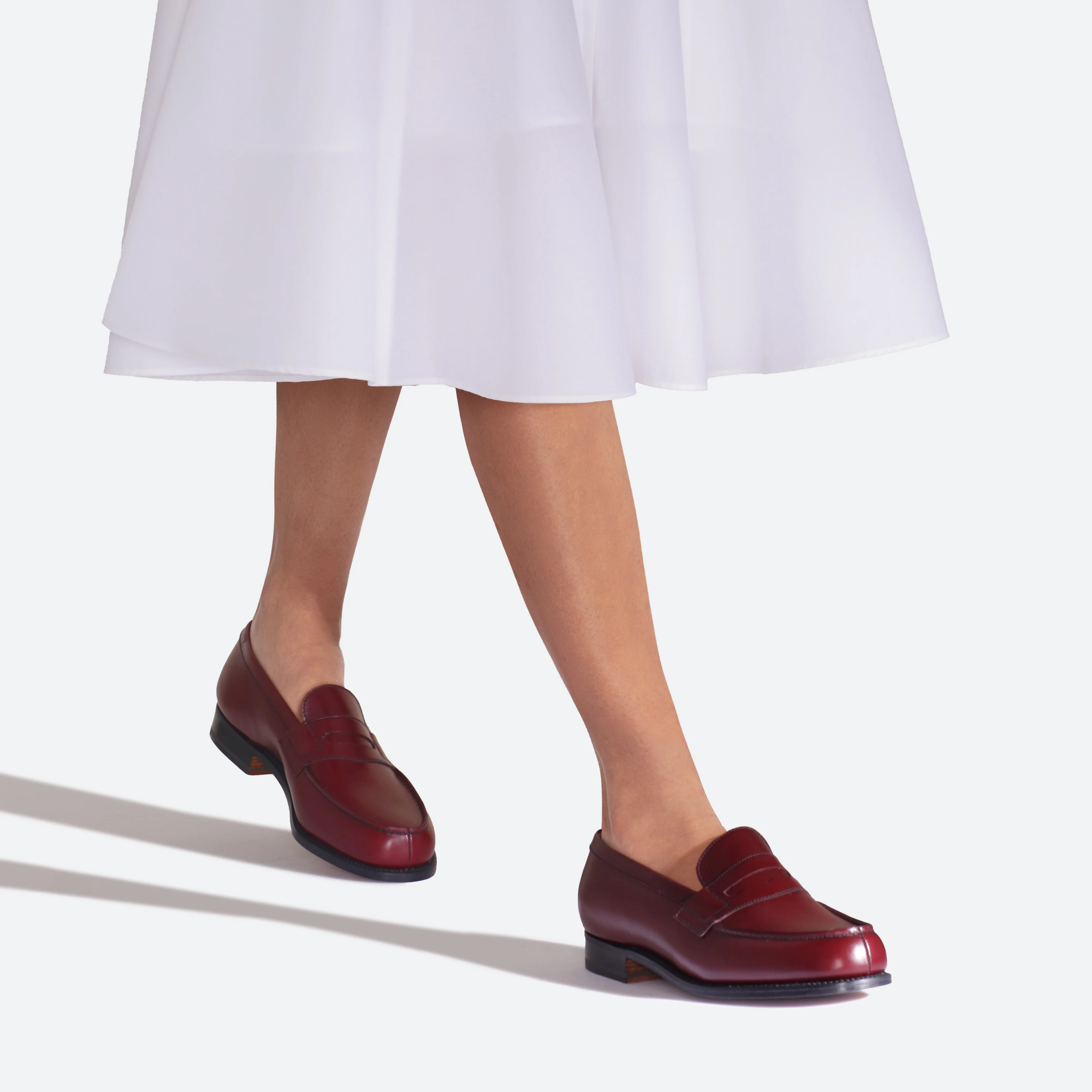 Mocassin 180 [femme cuir lisse bordeaux toucan] - Image 5