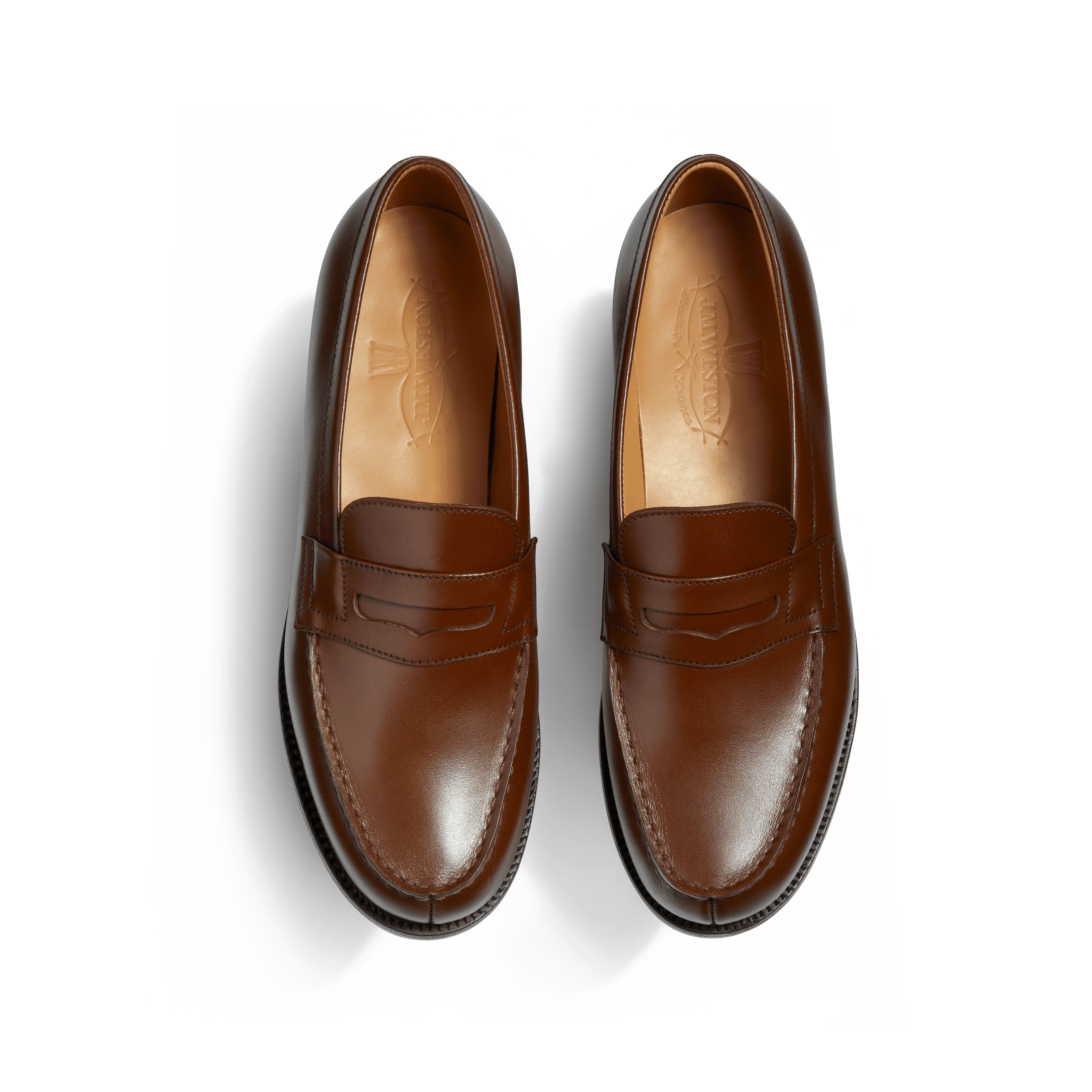 Mocassin 180 [homme cuir lisse marron bergeronnette] - Image 3