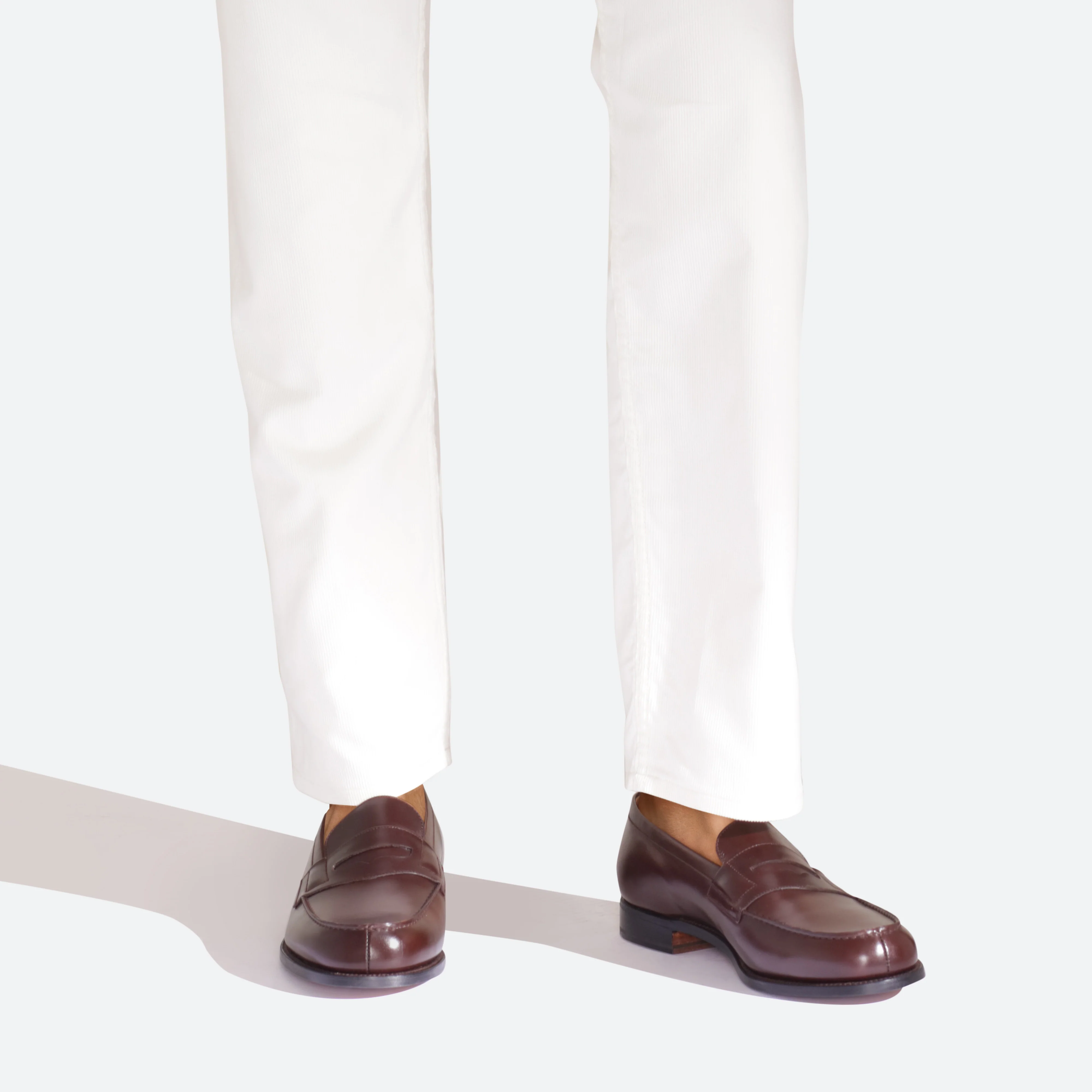 Mocassin 180 [homme cuir lisse marron mélèze] - Image 5