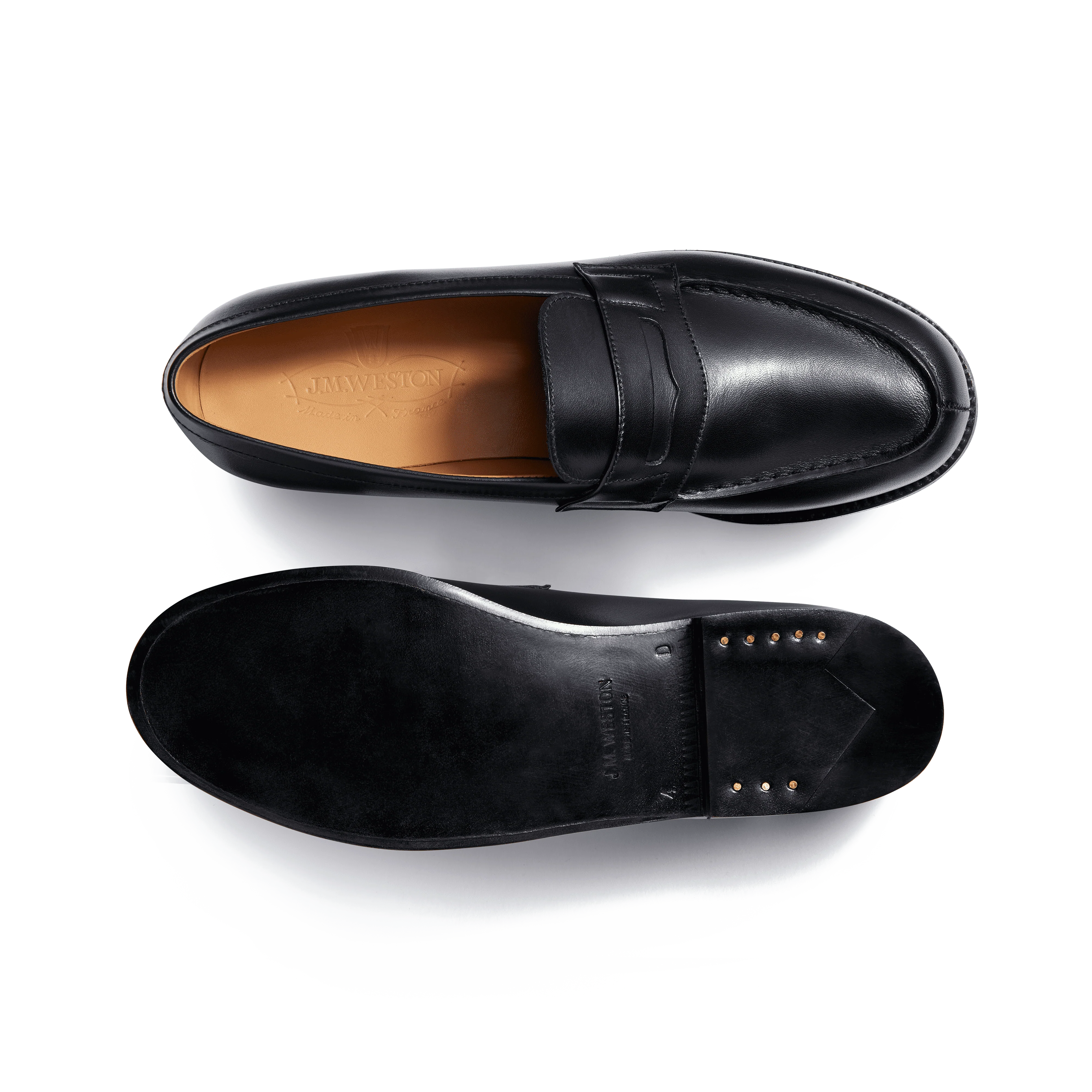 Mocassin 180 [femme cuir lisse noir] - Image 4