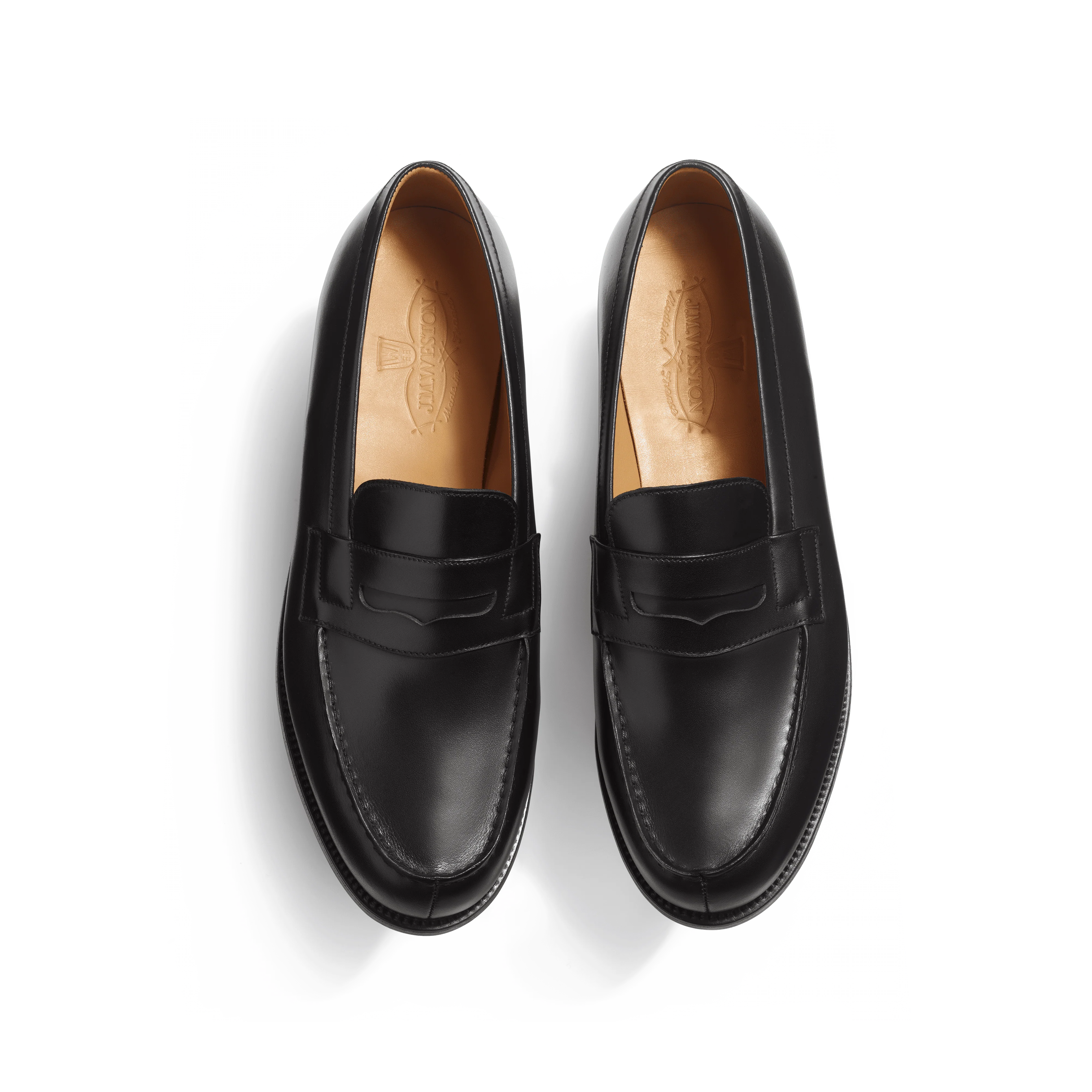 Mocassin 180 [homme cuir lisse noir] - Image 4