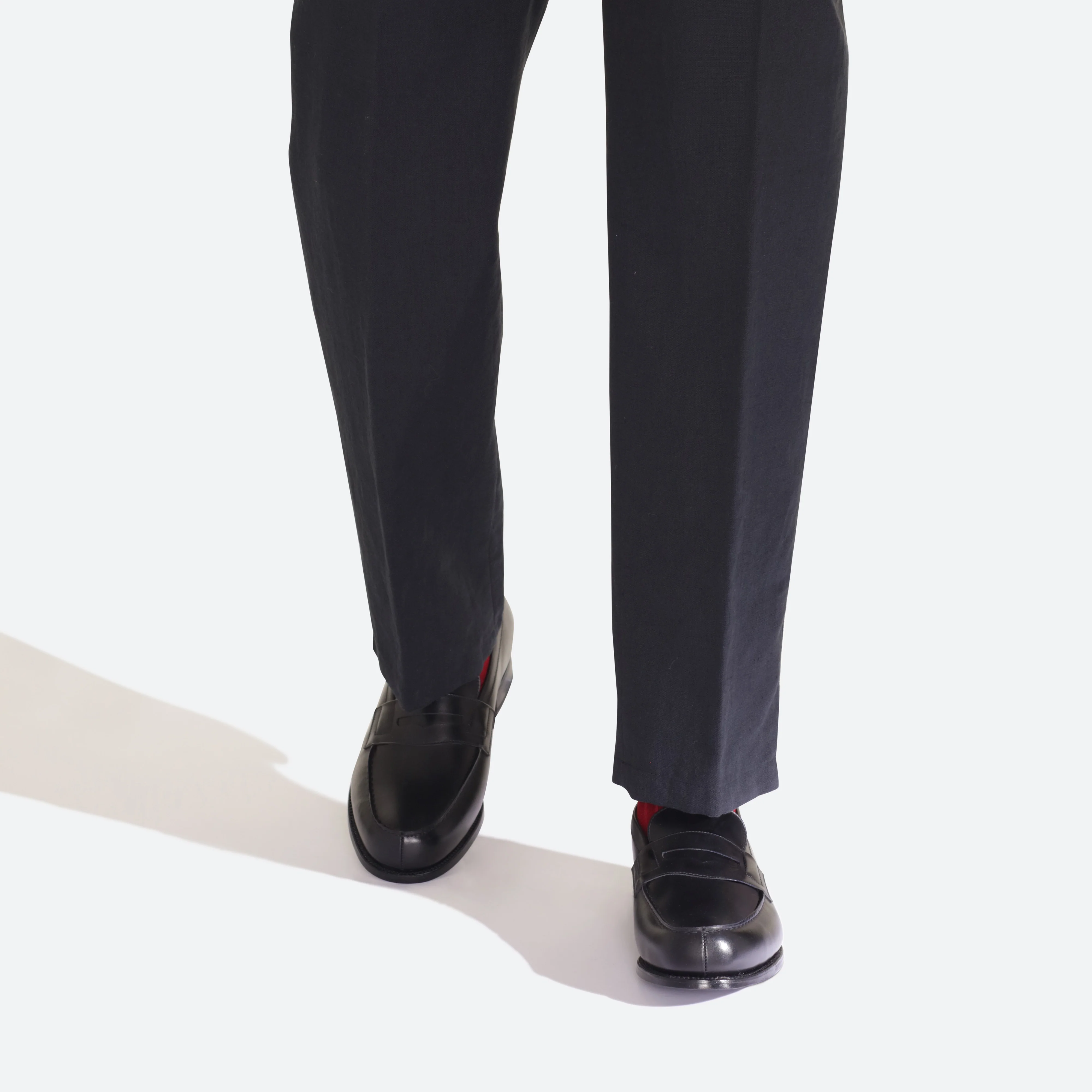 Mocassin 180 [homme cuir lisse noir] - Image 5