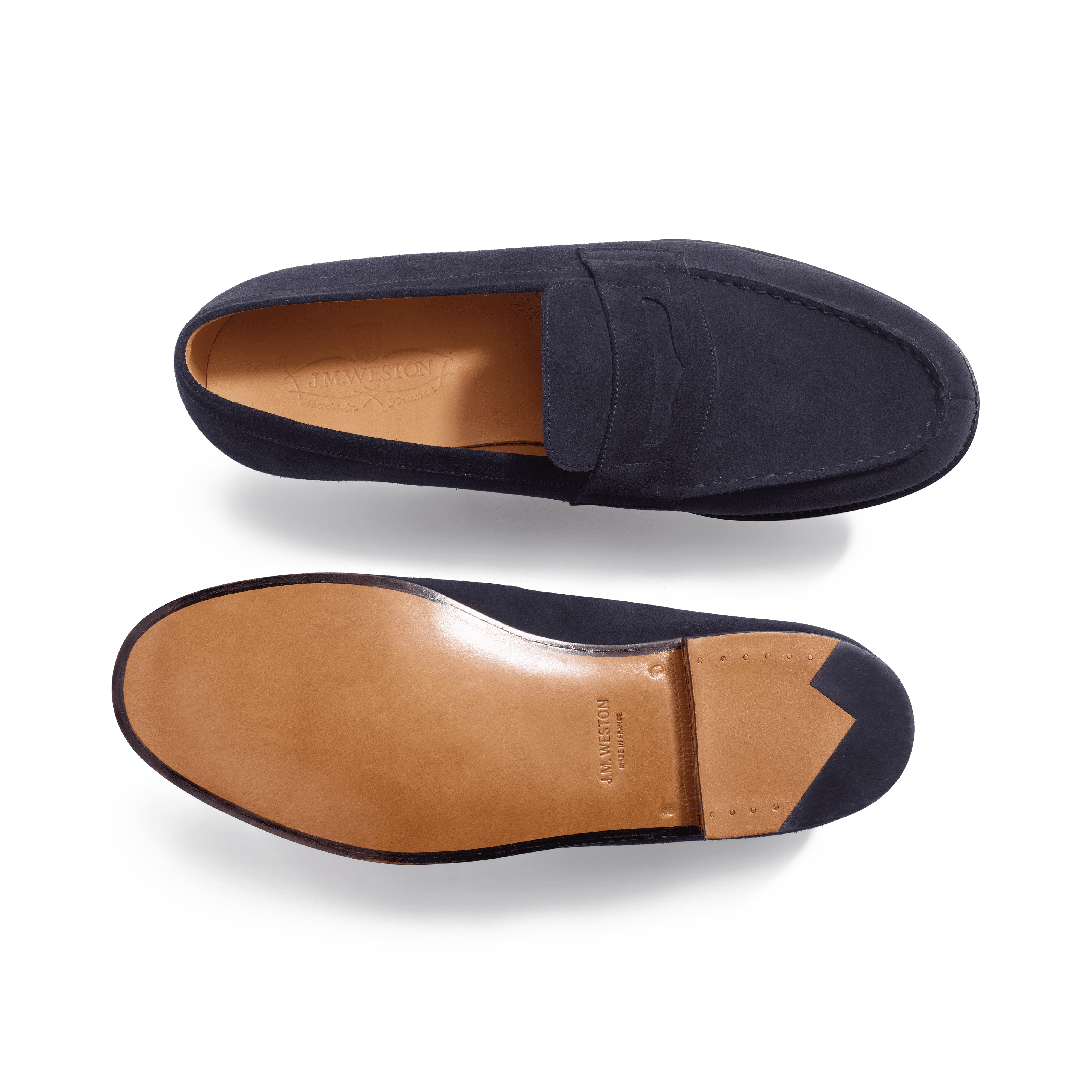 Mocassin 180 [homme velours bleu marine essentiel] - Image 4