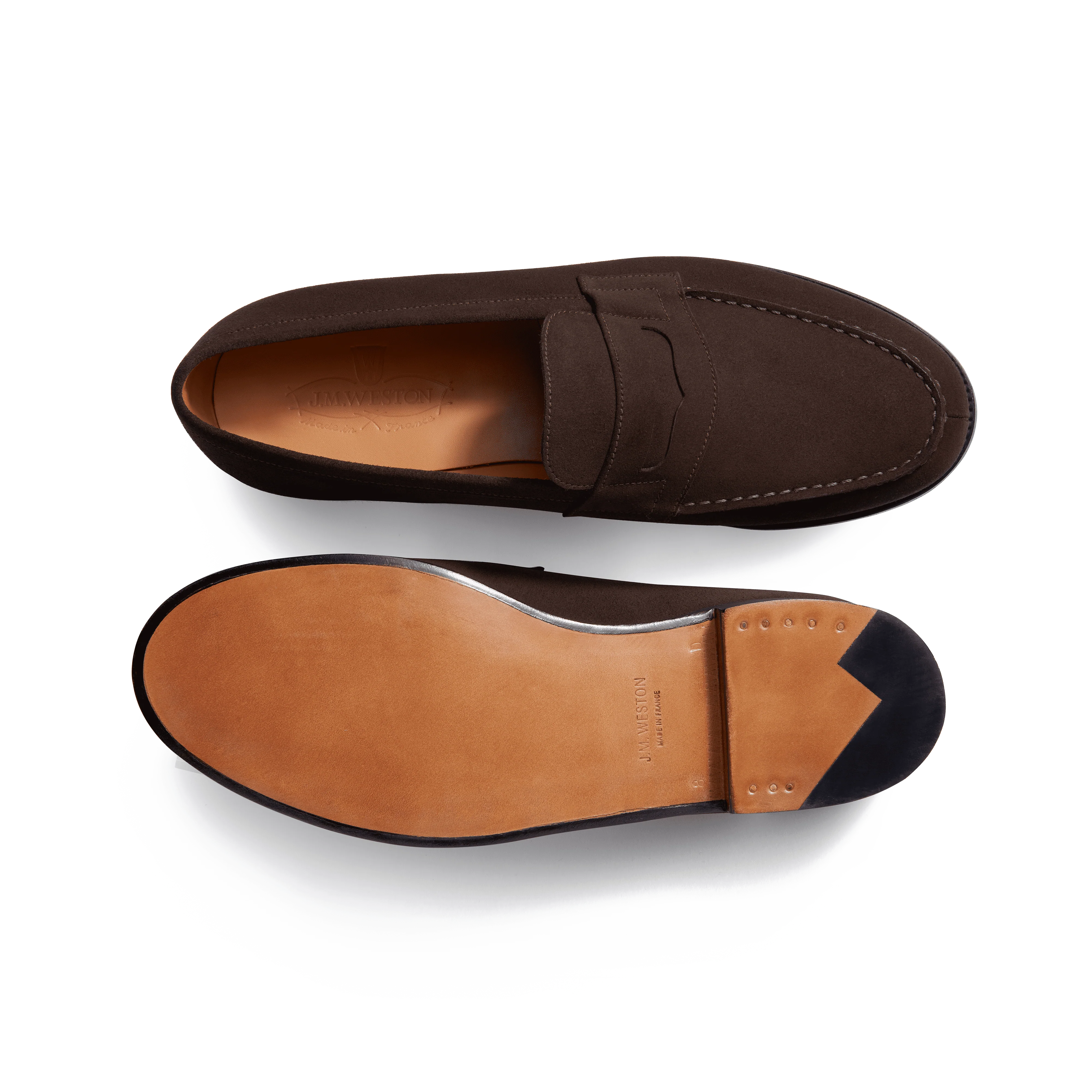 Mocassin 180 [homme velours marron] - Image 4