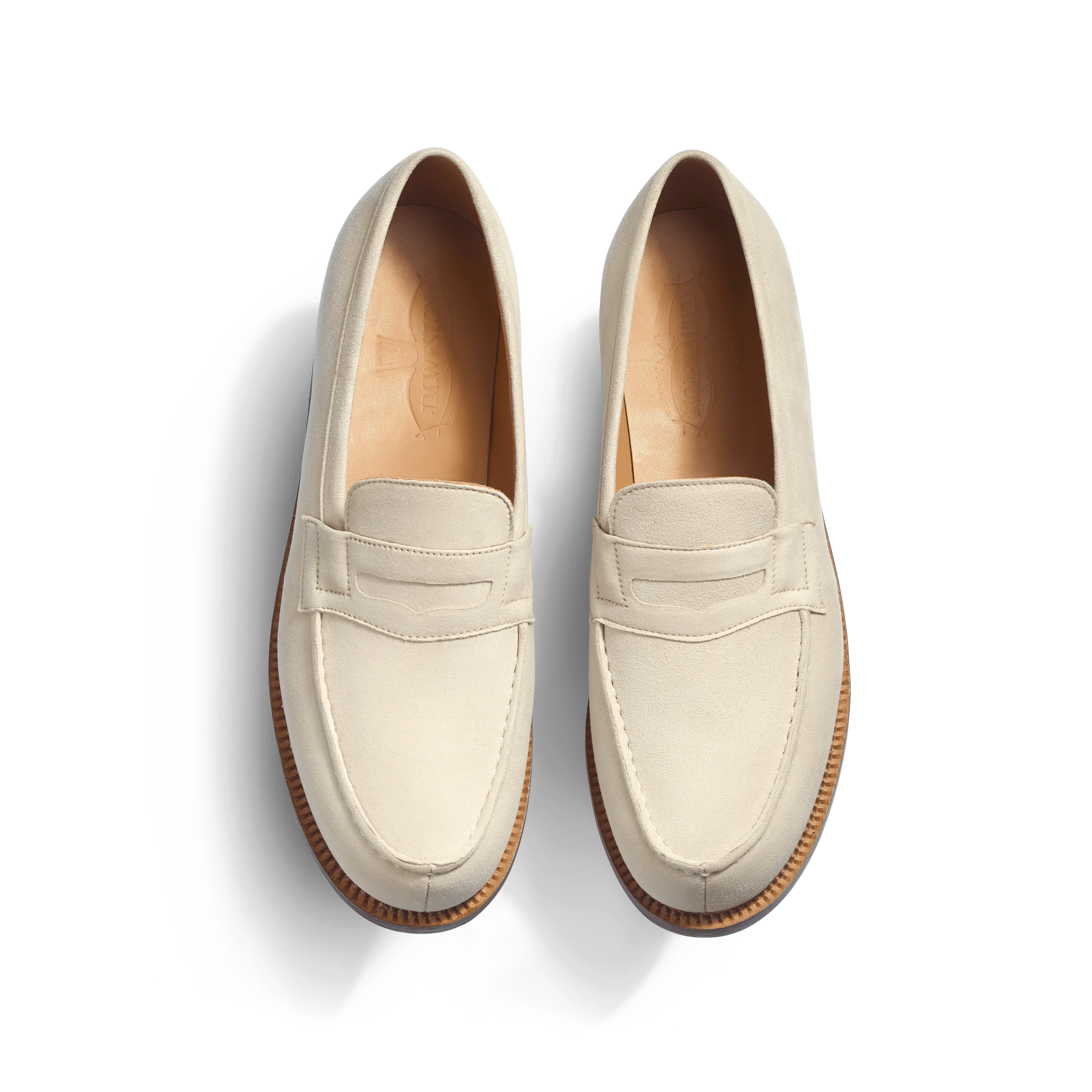 Mocassin 180 [femme cuir chèvre velours beige] - Image 3