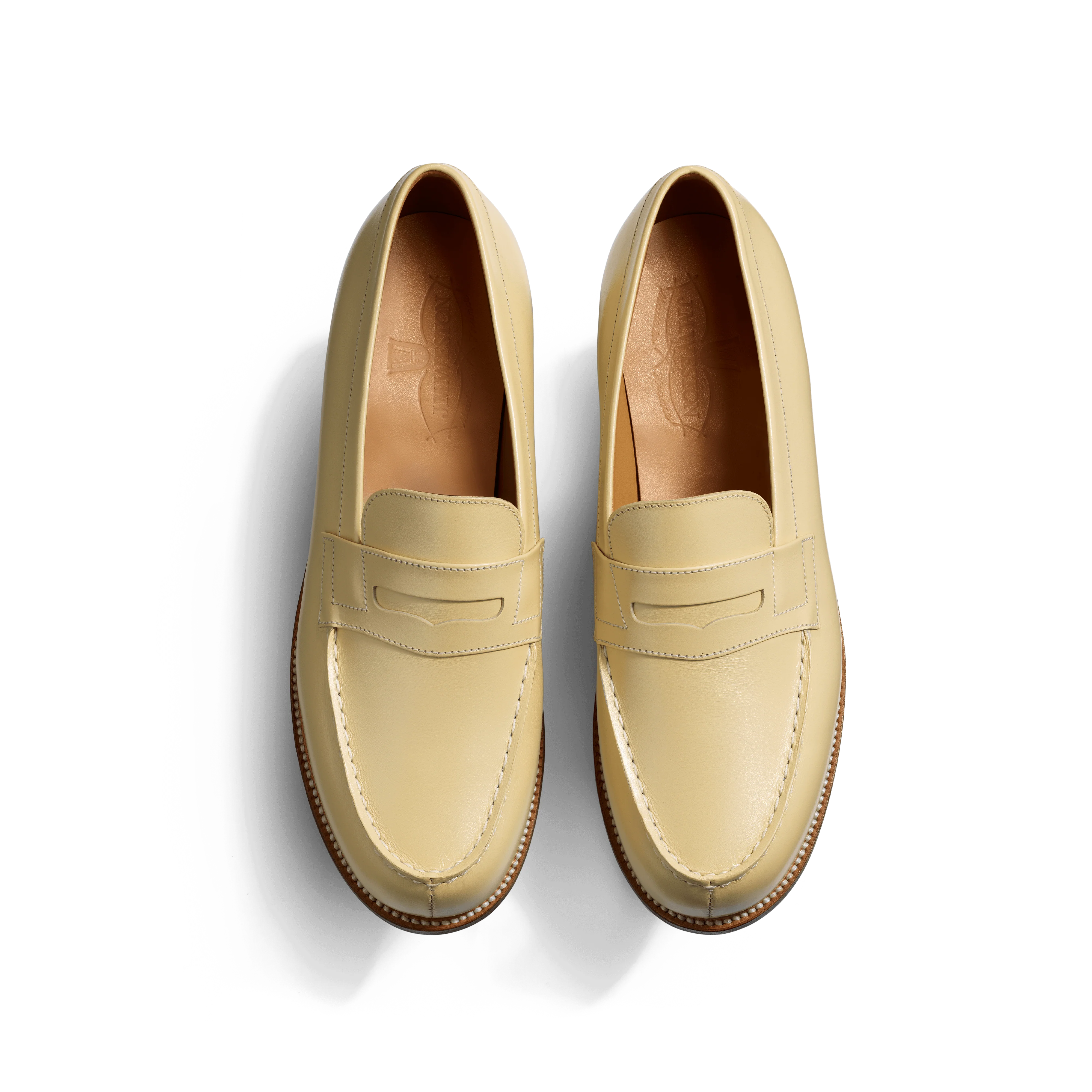 Mocassin 180 [femme cuir veau box porcelaine] - Image 3