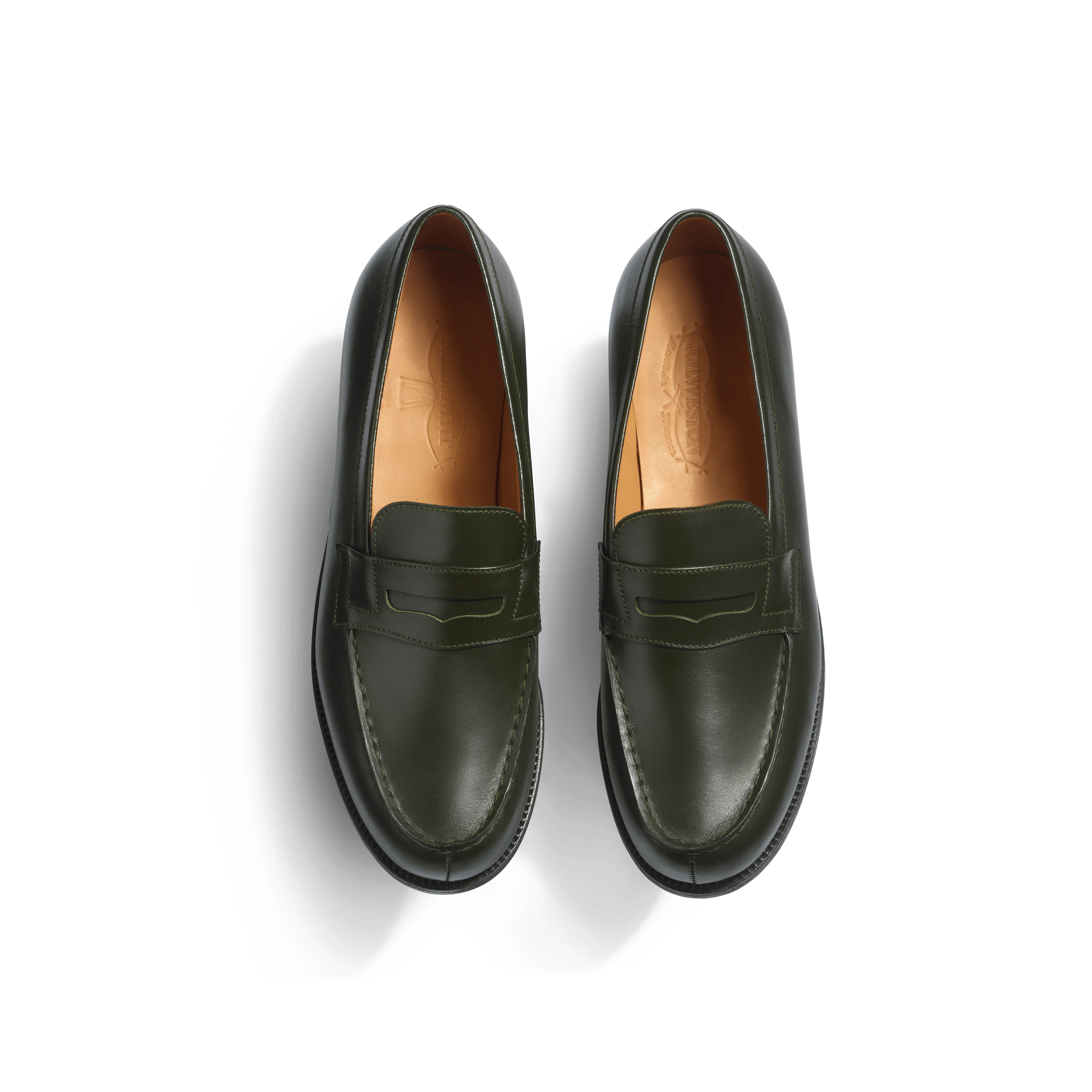 Mocassin 180 [femme cuir veau box vert] - Image 3