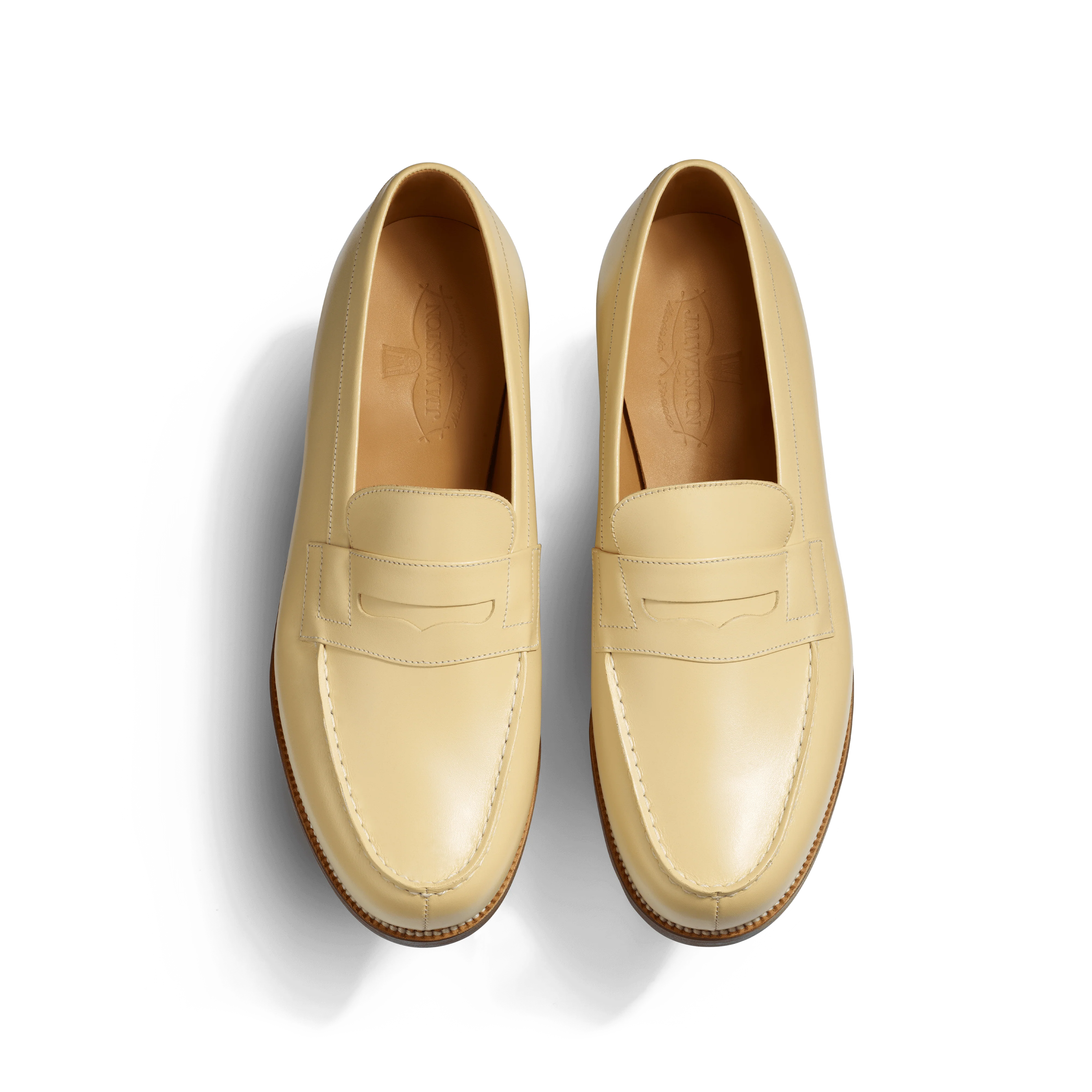 Mocassin 180 [homme cuir veau box porcelaine] - Image 3
