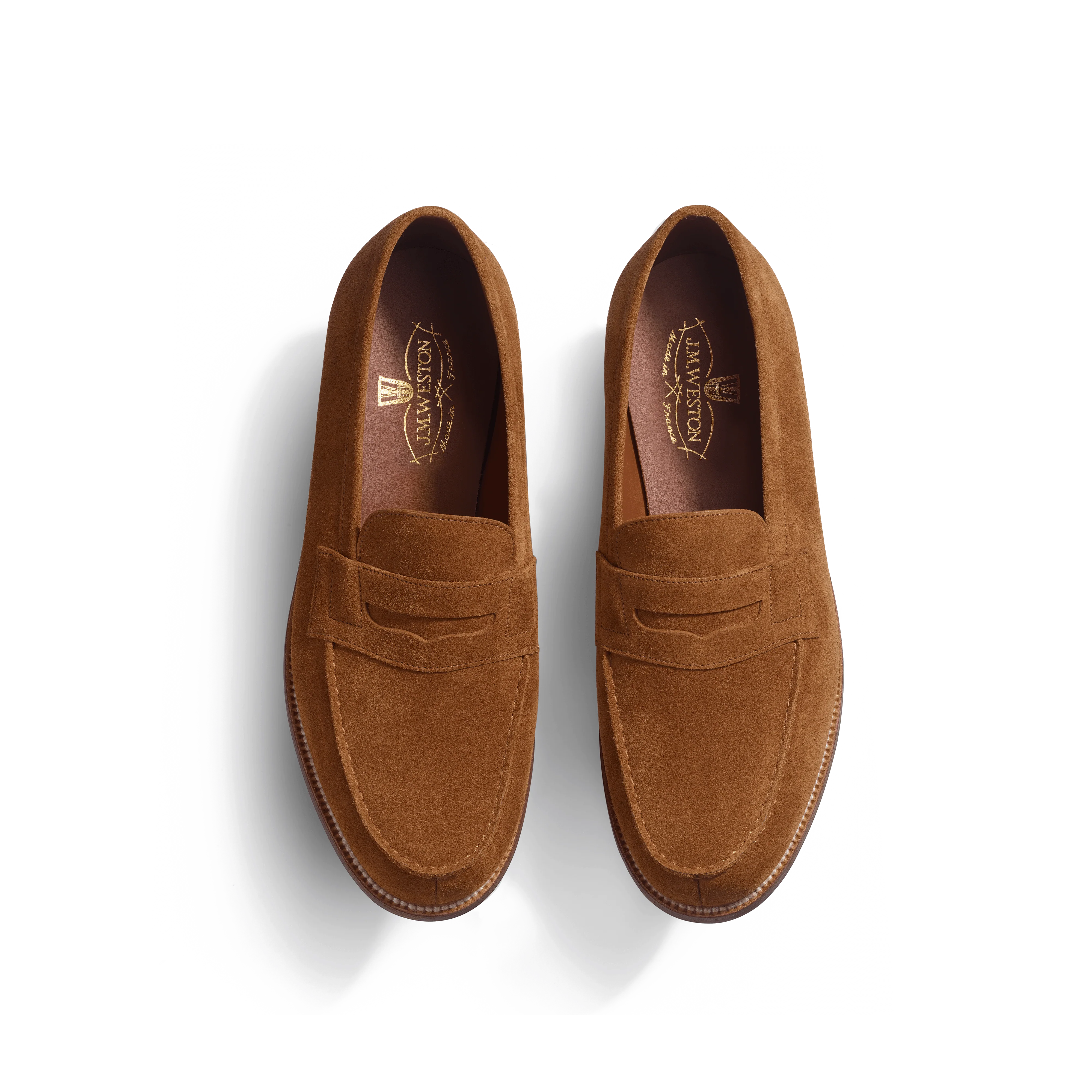 Mocassin 180 [homme cuir veau velours beachnut] - Image 3