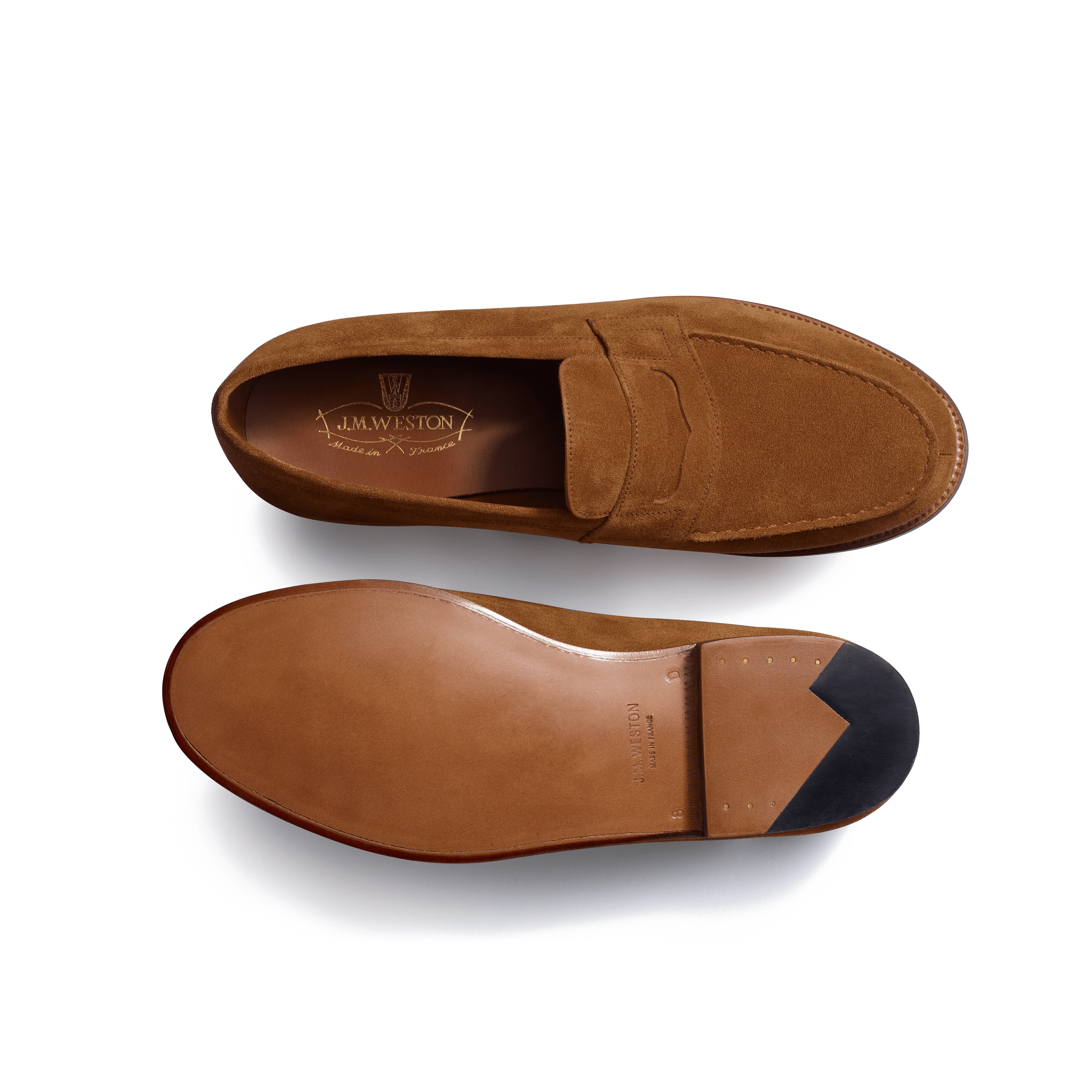 Mocassin 180 [homme cuir veau velours beachnut] - Image 4