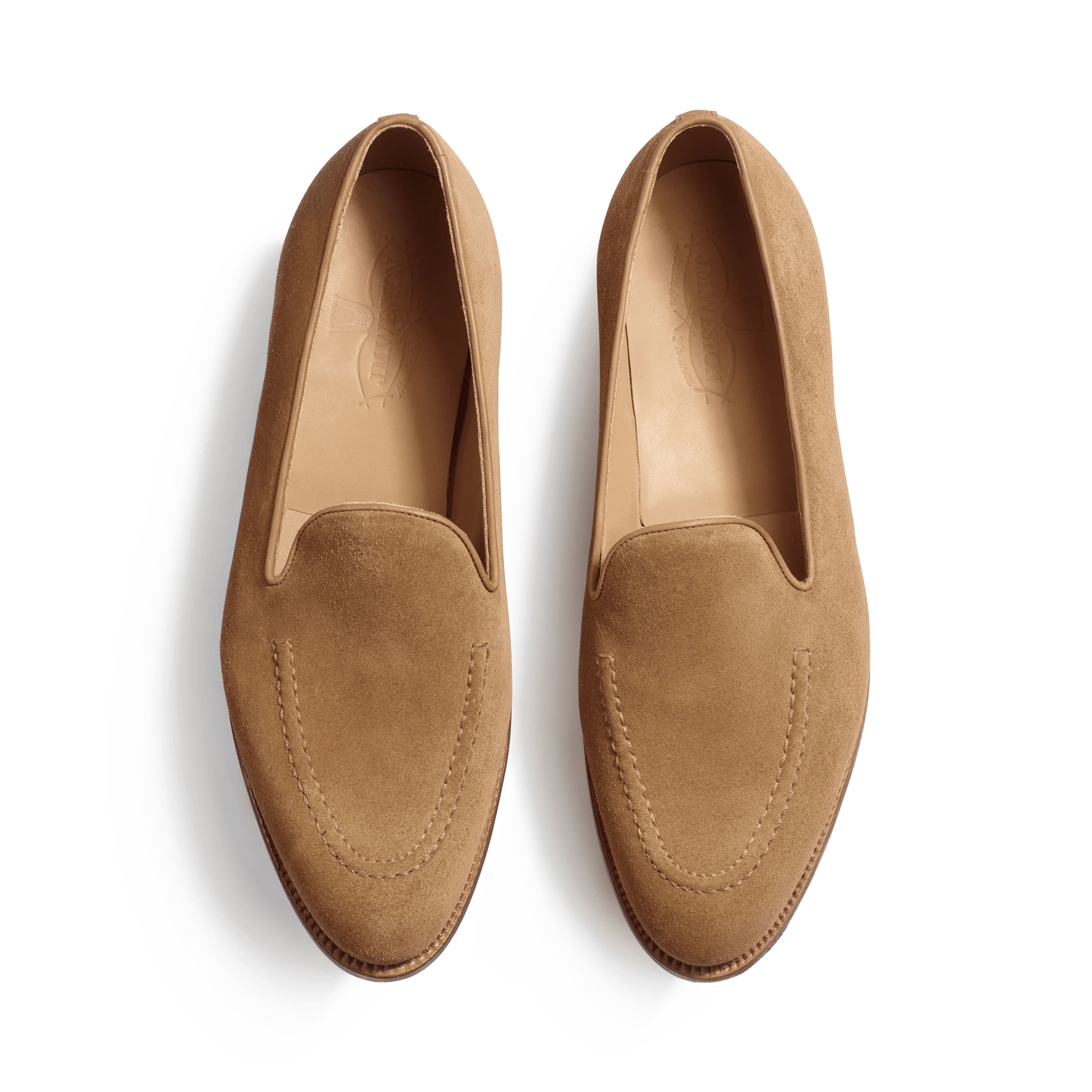 Mocassin Menton [homme velours marron camel] - Image 3