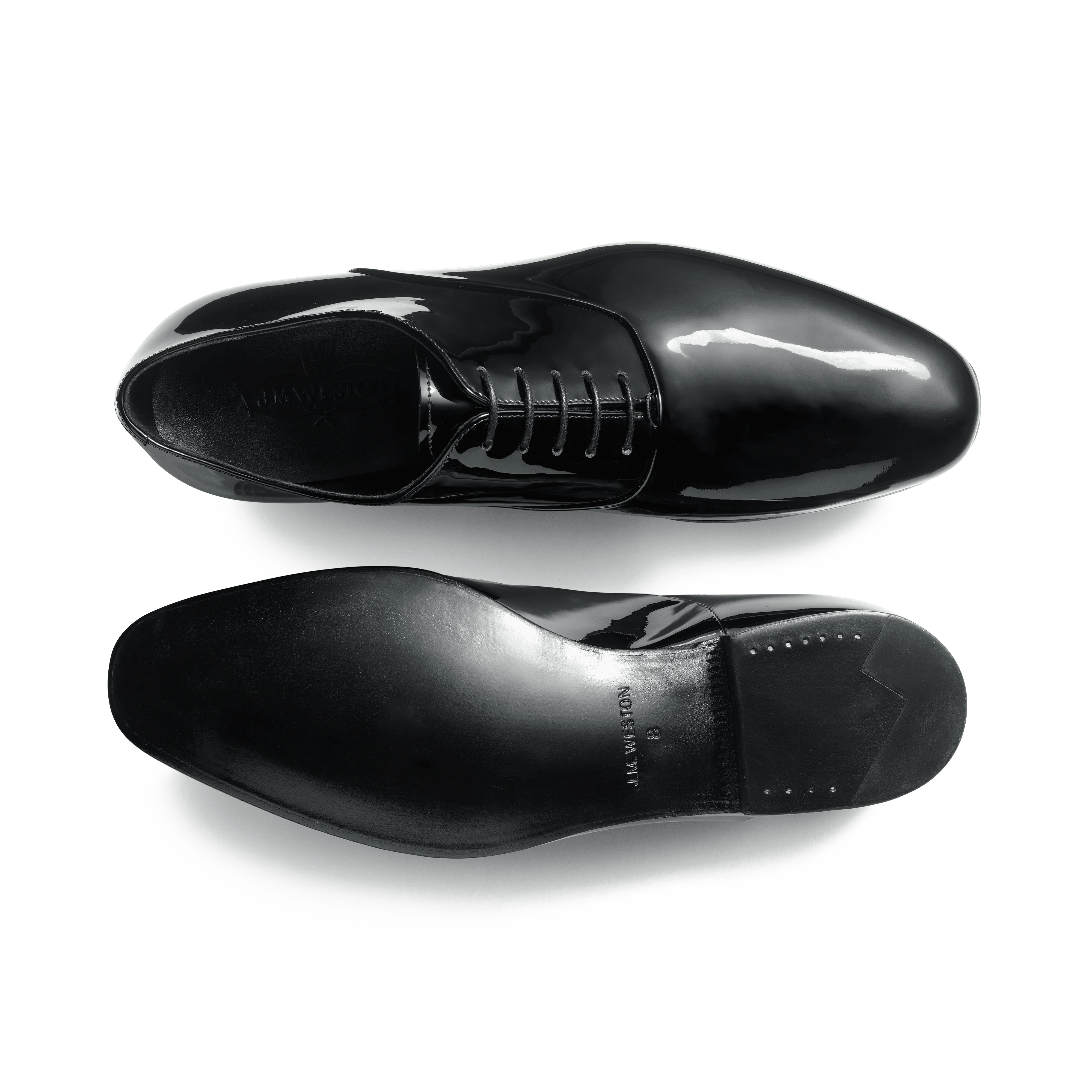 Richelieu Albi [Homme cuir vernis noir] - Image 4