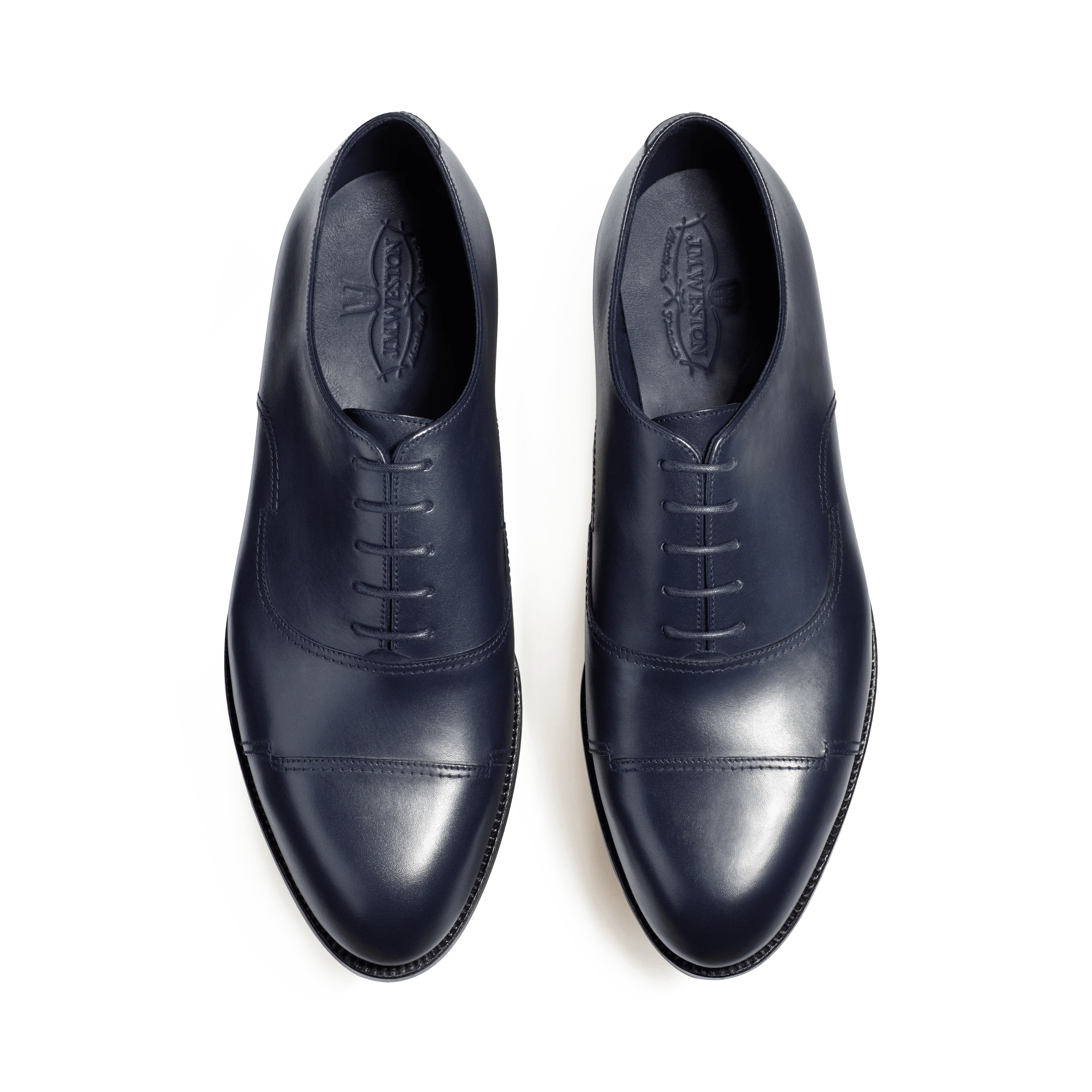 Richelieu bout droit Raphaël [Homme cuir lisse bleu marine essentiel] - Image 3