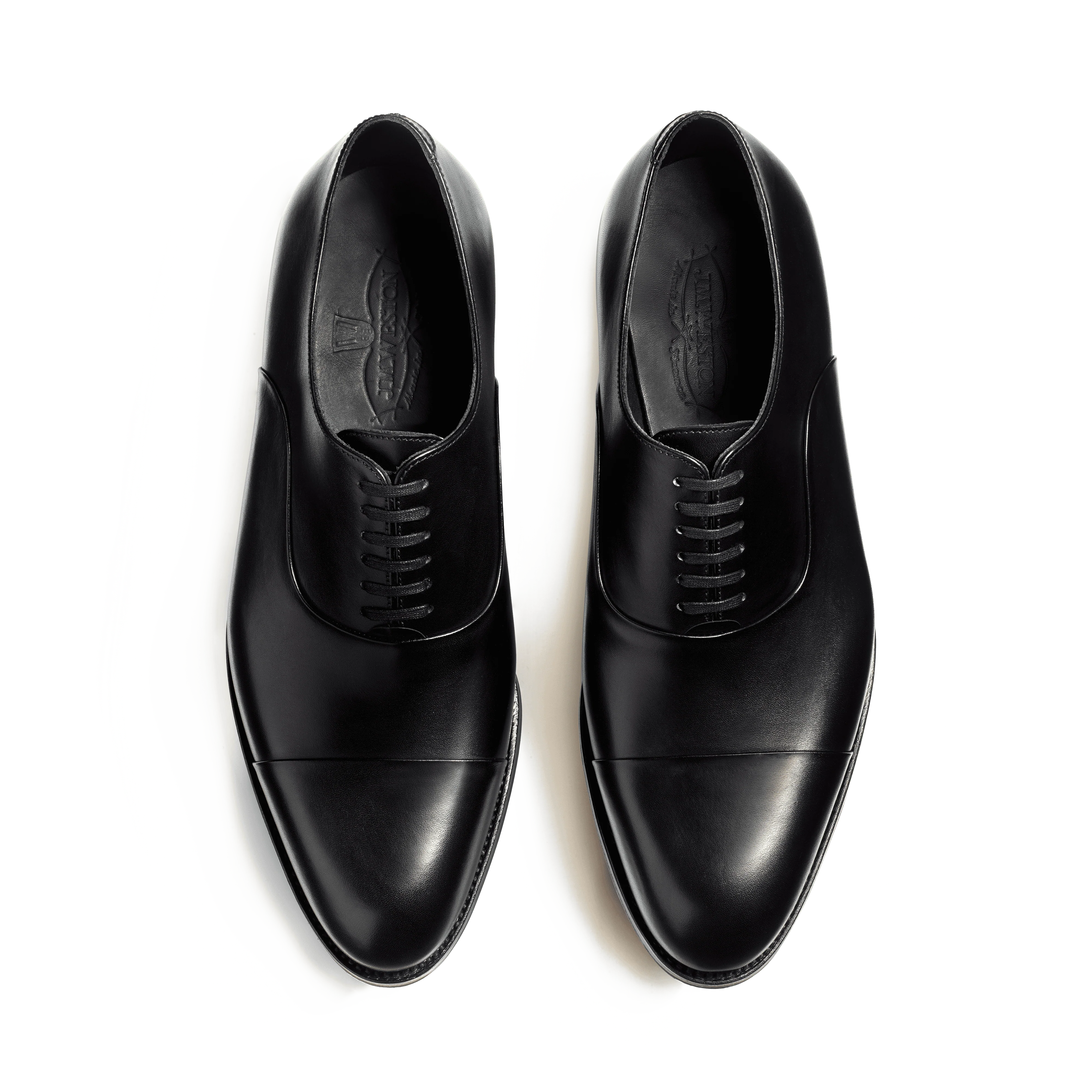 Richelieu Edouard [Homme cuir lisse noir] - Image 3