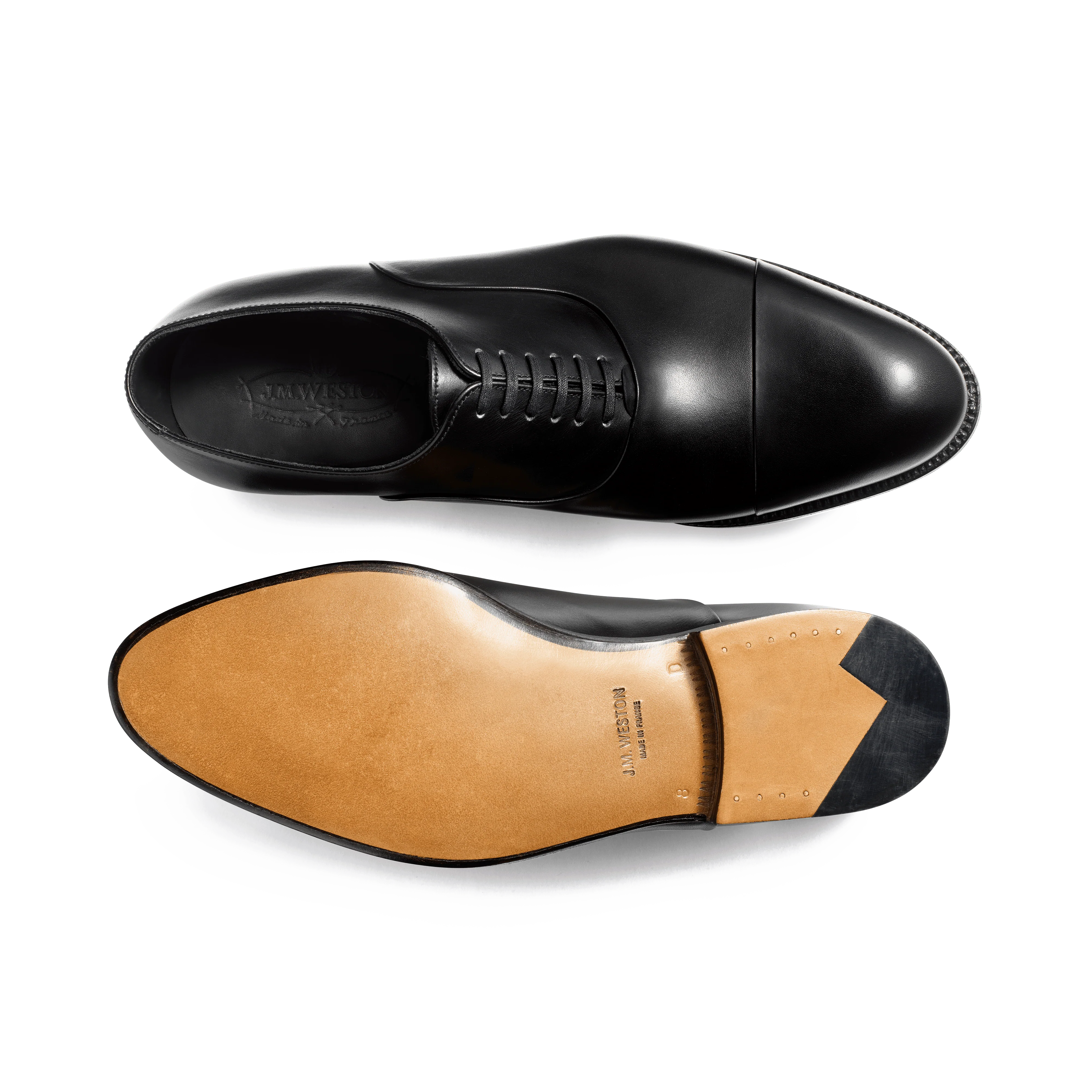 Richelieu Edouard [Homme cuir lisse noir] - Image 4