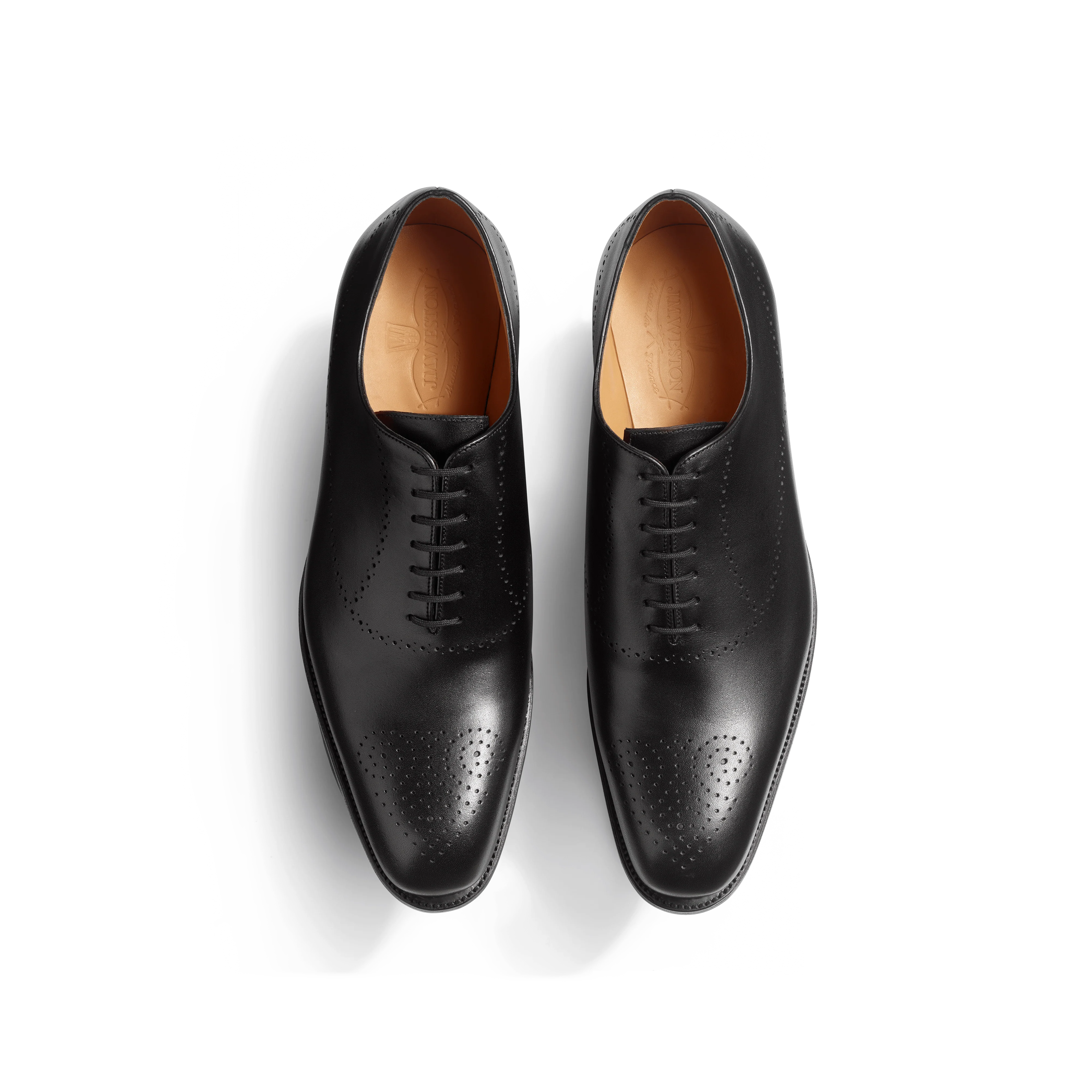 Richelieu Savile perforé [Homme cuir veau box noir] - Image 3