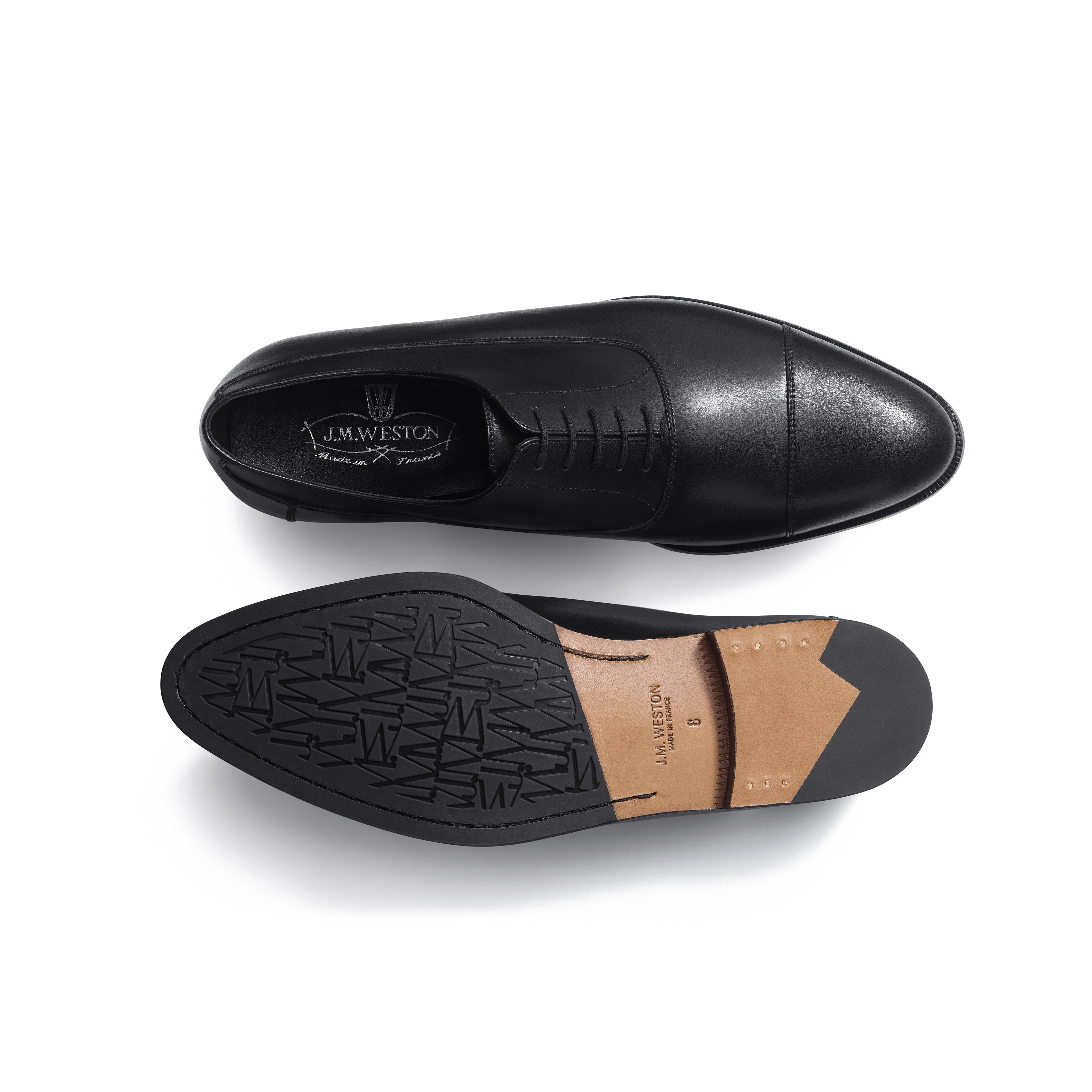 Richelieu West [homme cuir lisse noir] - Image 4